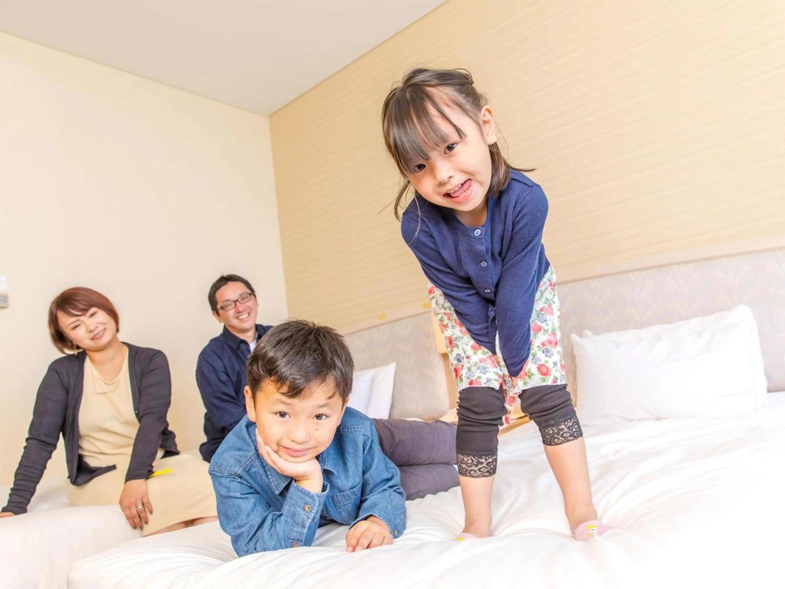 Family, Bed in Nichinankaigan Nango Prince Hotel