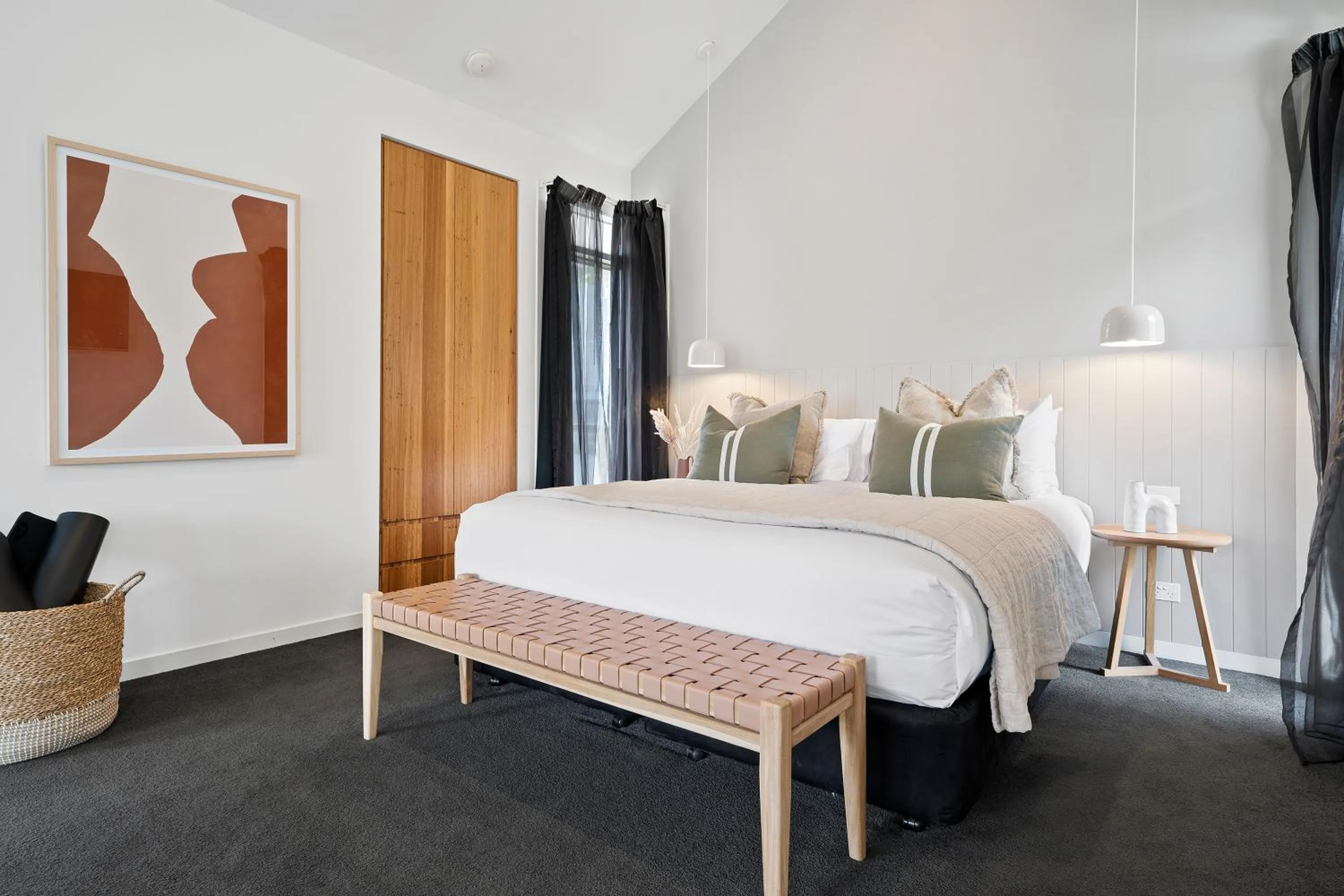 Bedroom in Hepburn Spa Retreat