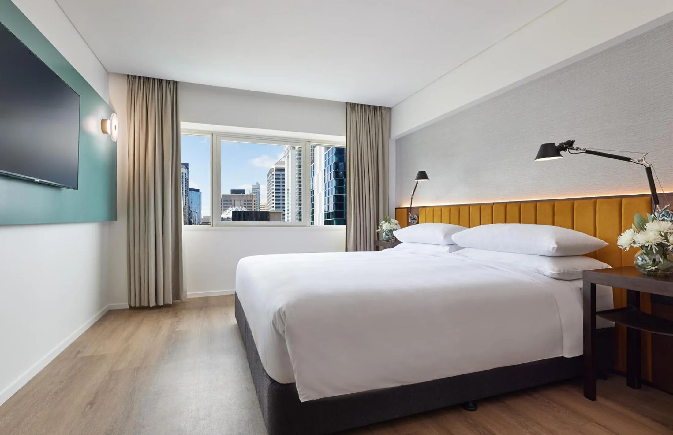 Bedroom, Bed in Hyatt Regency Brisbane