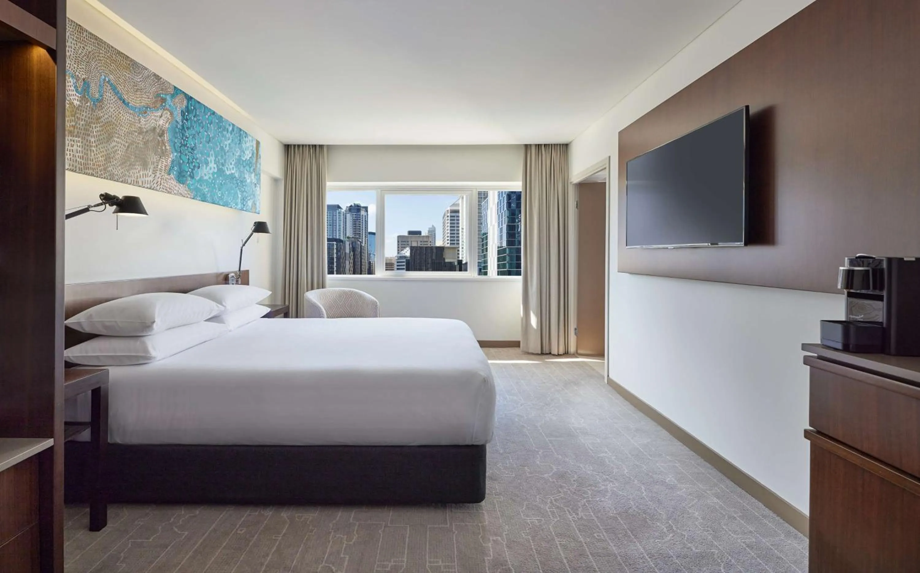 Bedroom, Bed in Hyatt Regency Brisbane