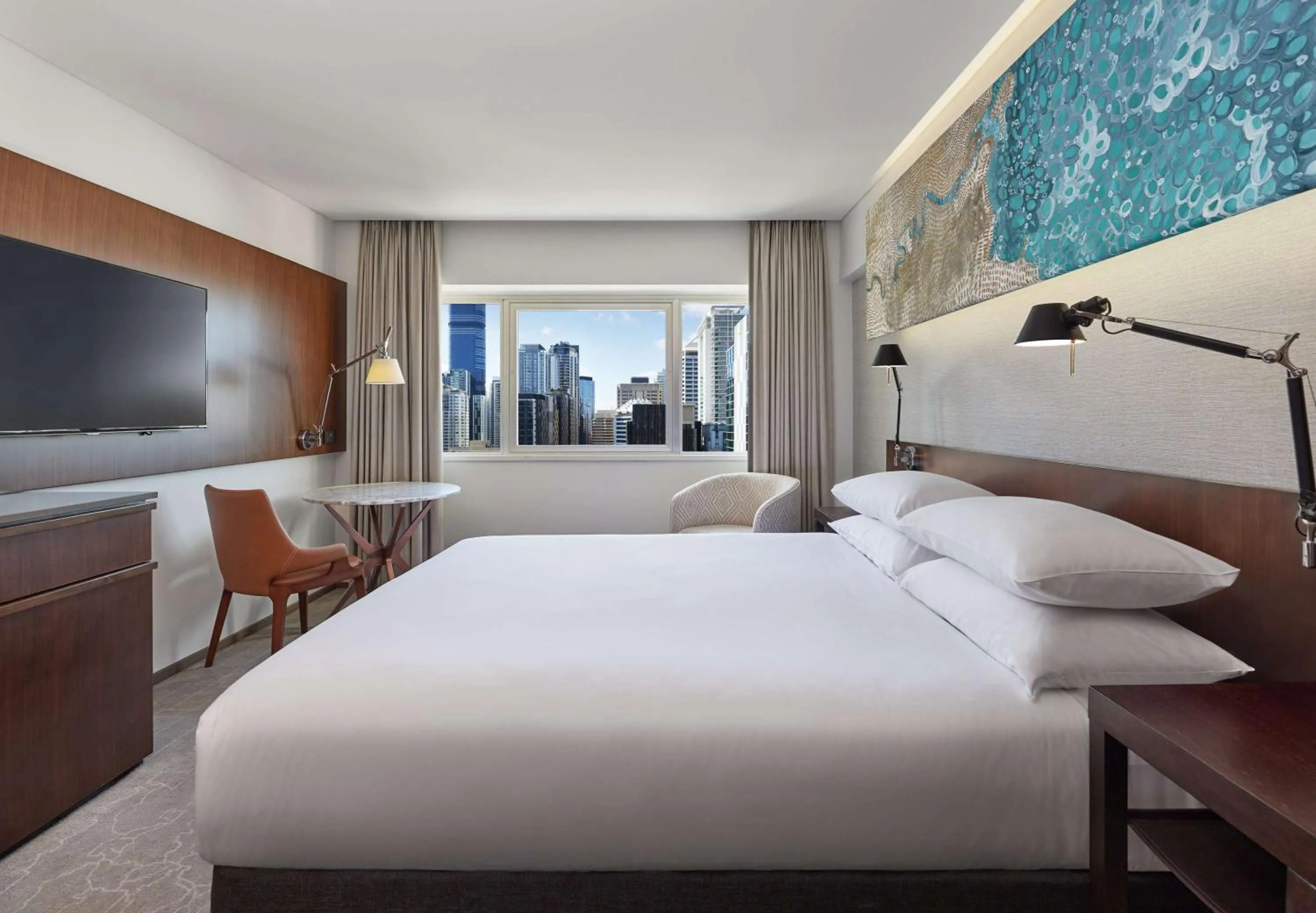 Bedroom, Bed in Hyatt Regency Brisbane
