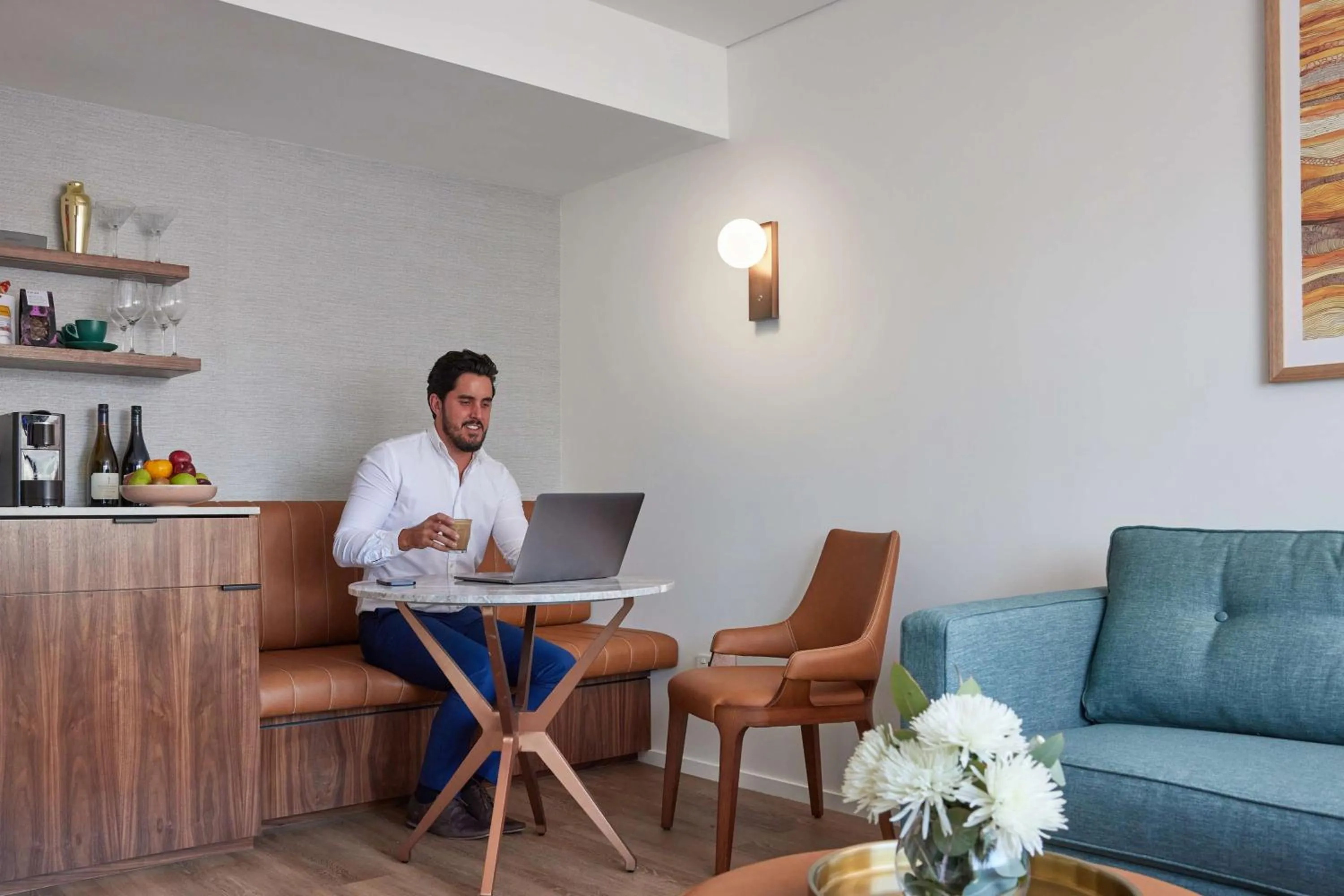 Seating area in Hyatt Regency Brisbane