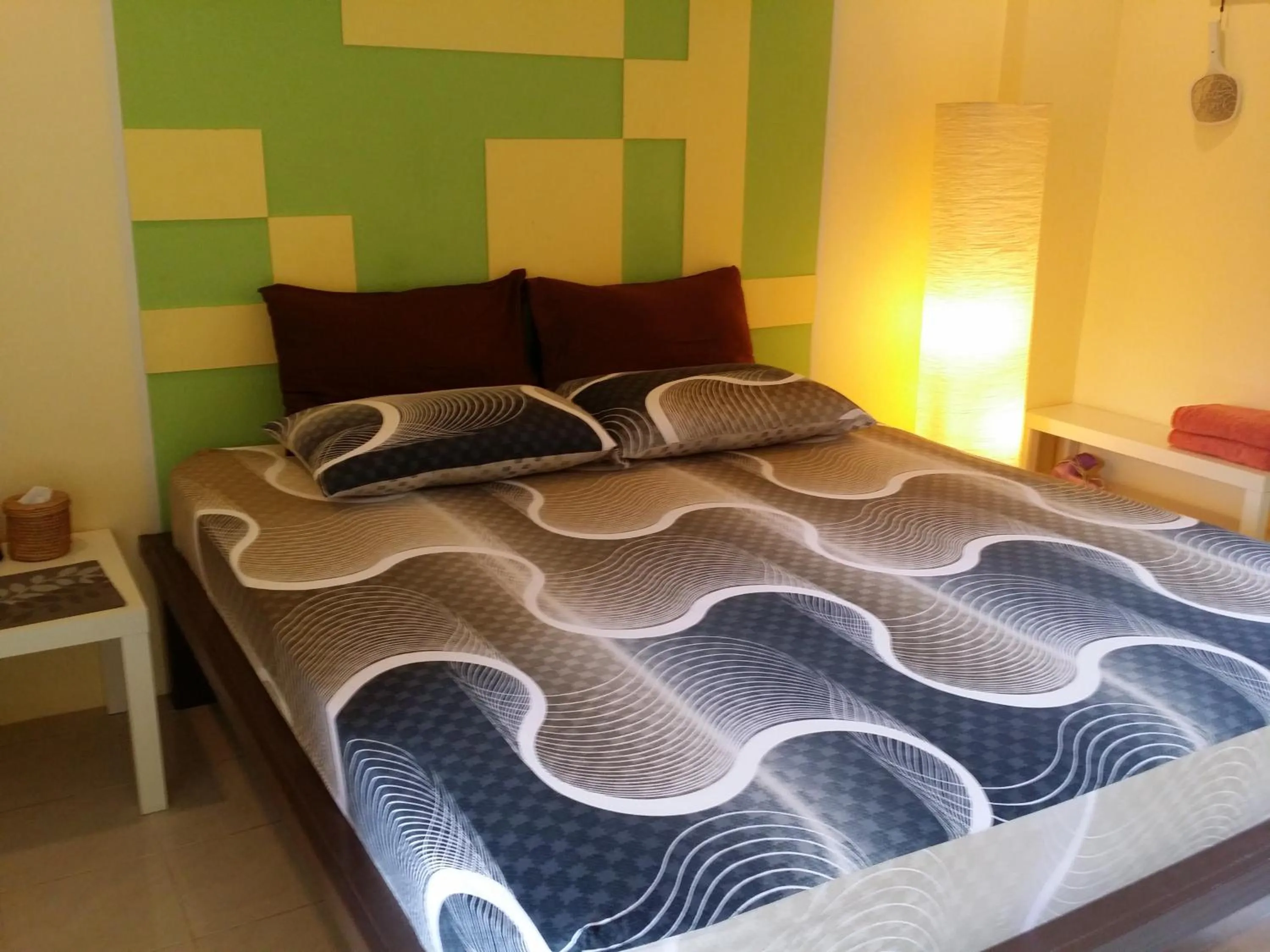 Bed in Baan Baimai Boutique Room