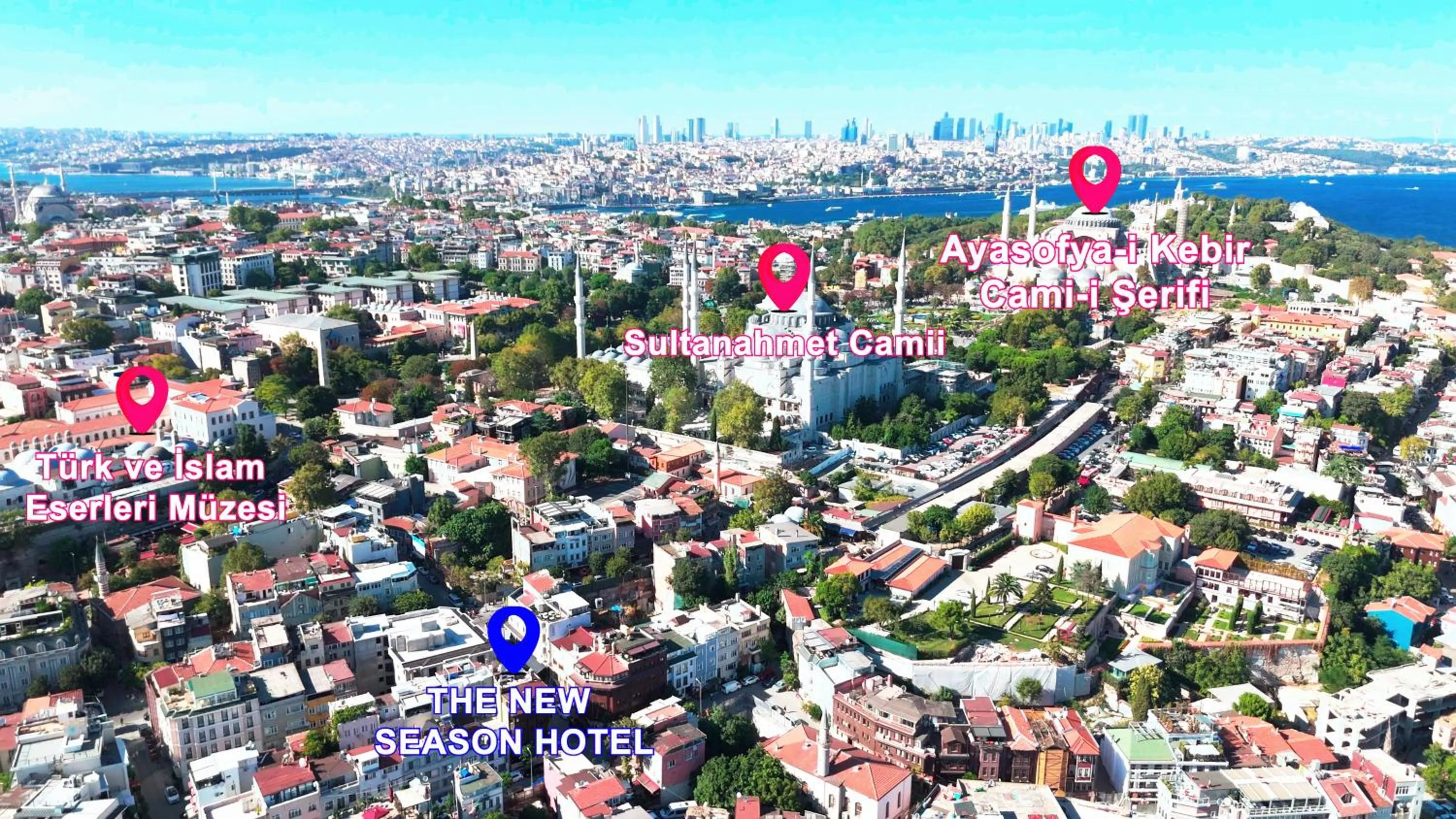 Nearby landmark in The New Season Apart