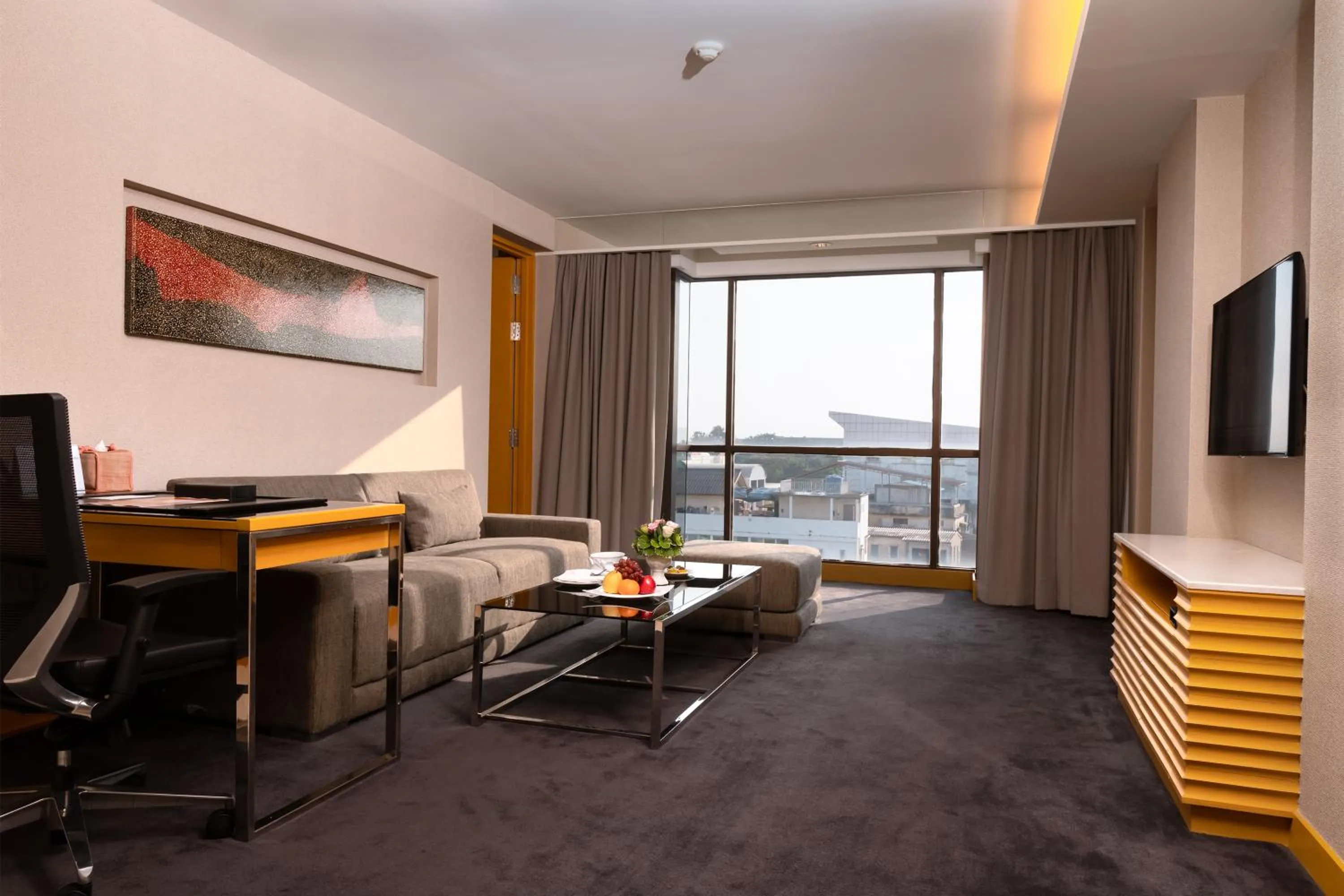 Living room in Lao Plaza Hotel