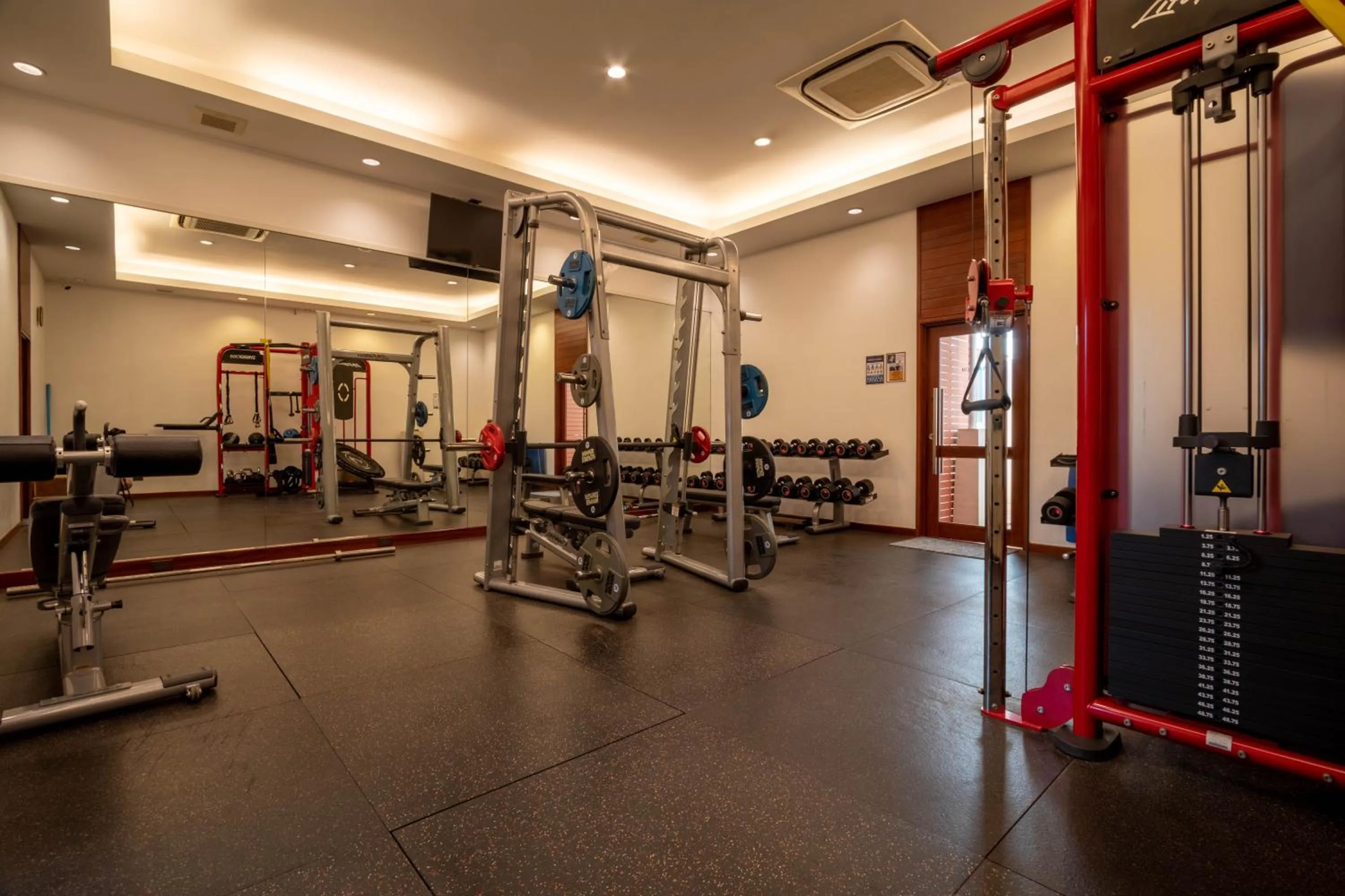Fitness centre/facilities in Lao Plaza Hotel