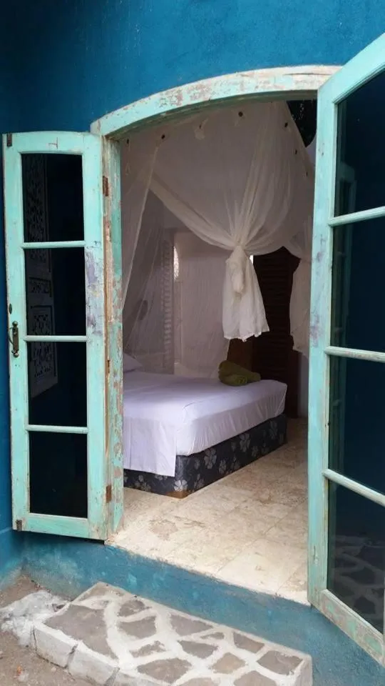 Decorative detail, Bed in Elephant House and Bungalows Gili Air