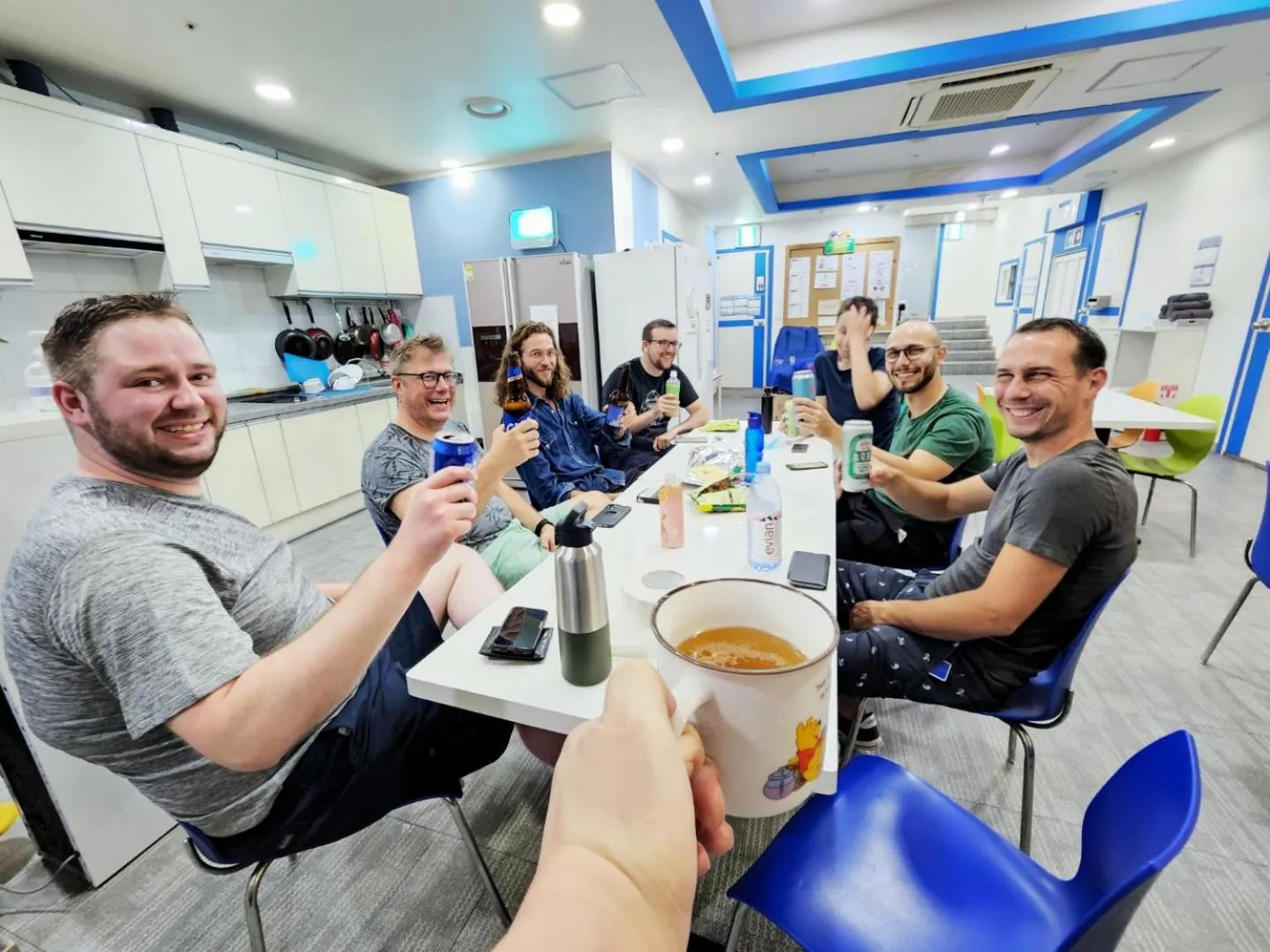 Communal lounge/ TV room in Namsan Guesthouse