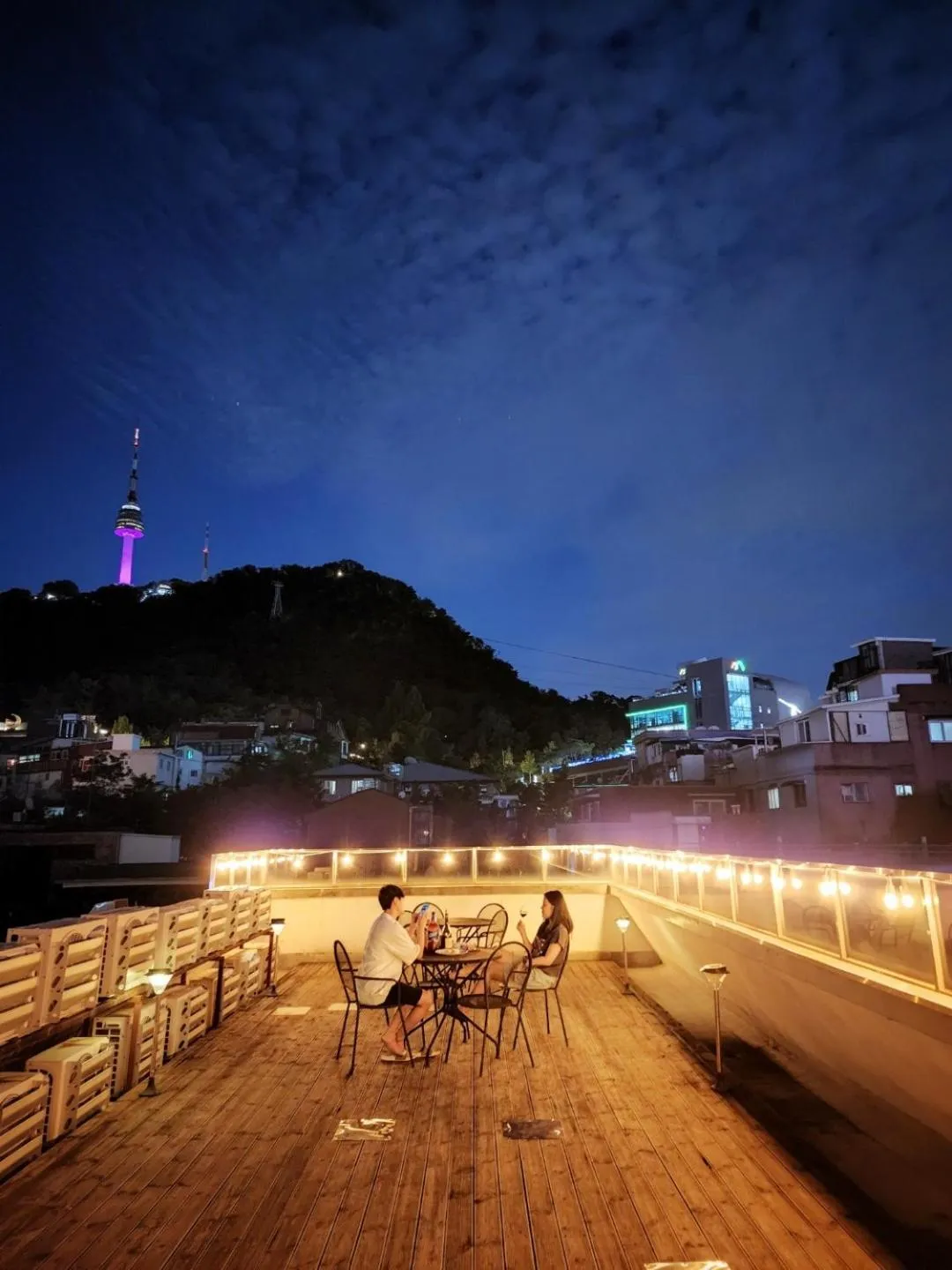 Seating area in Namsan Guesthouse