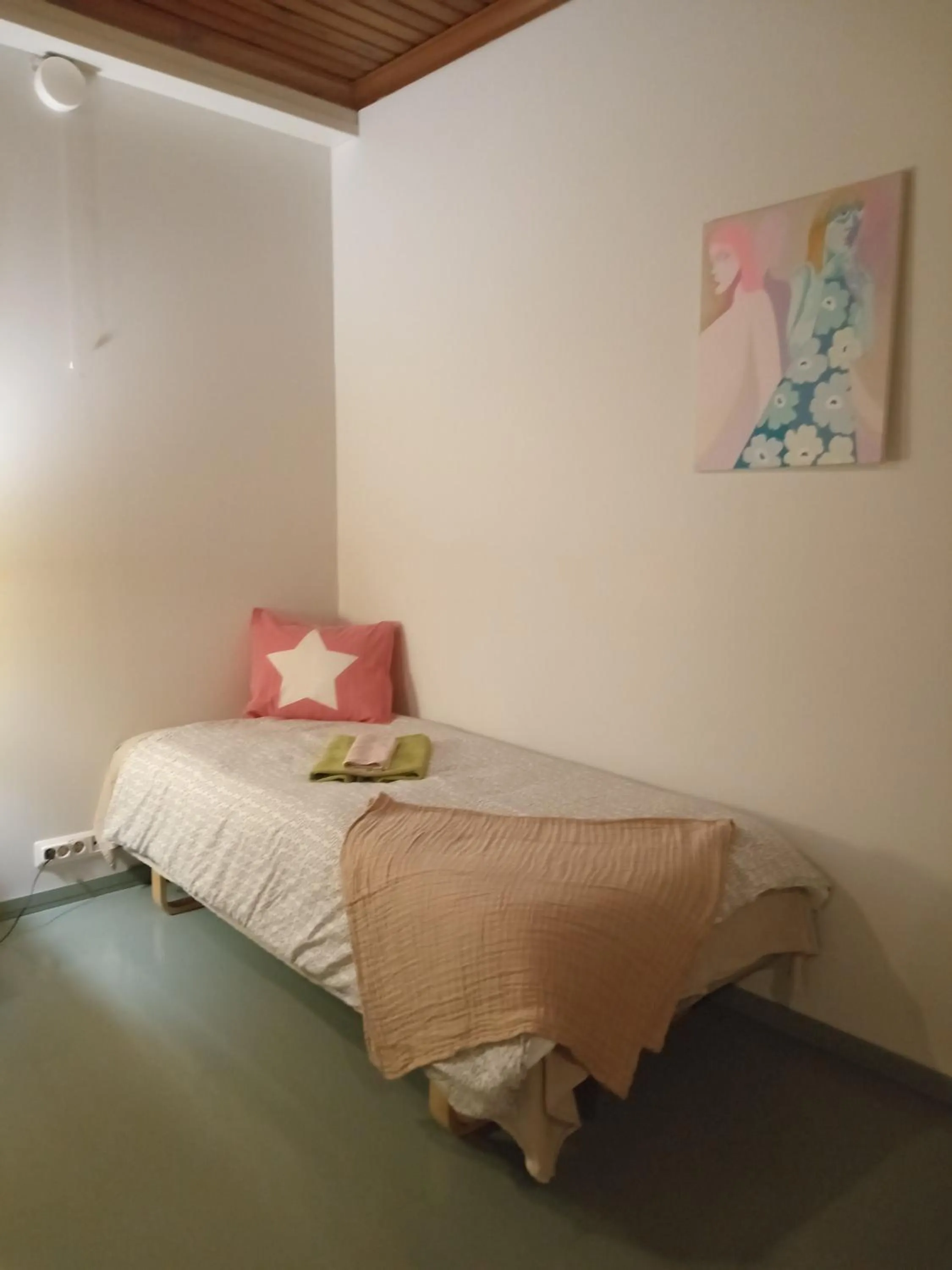 Bed in Warkhaus Apartments Korpela