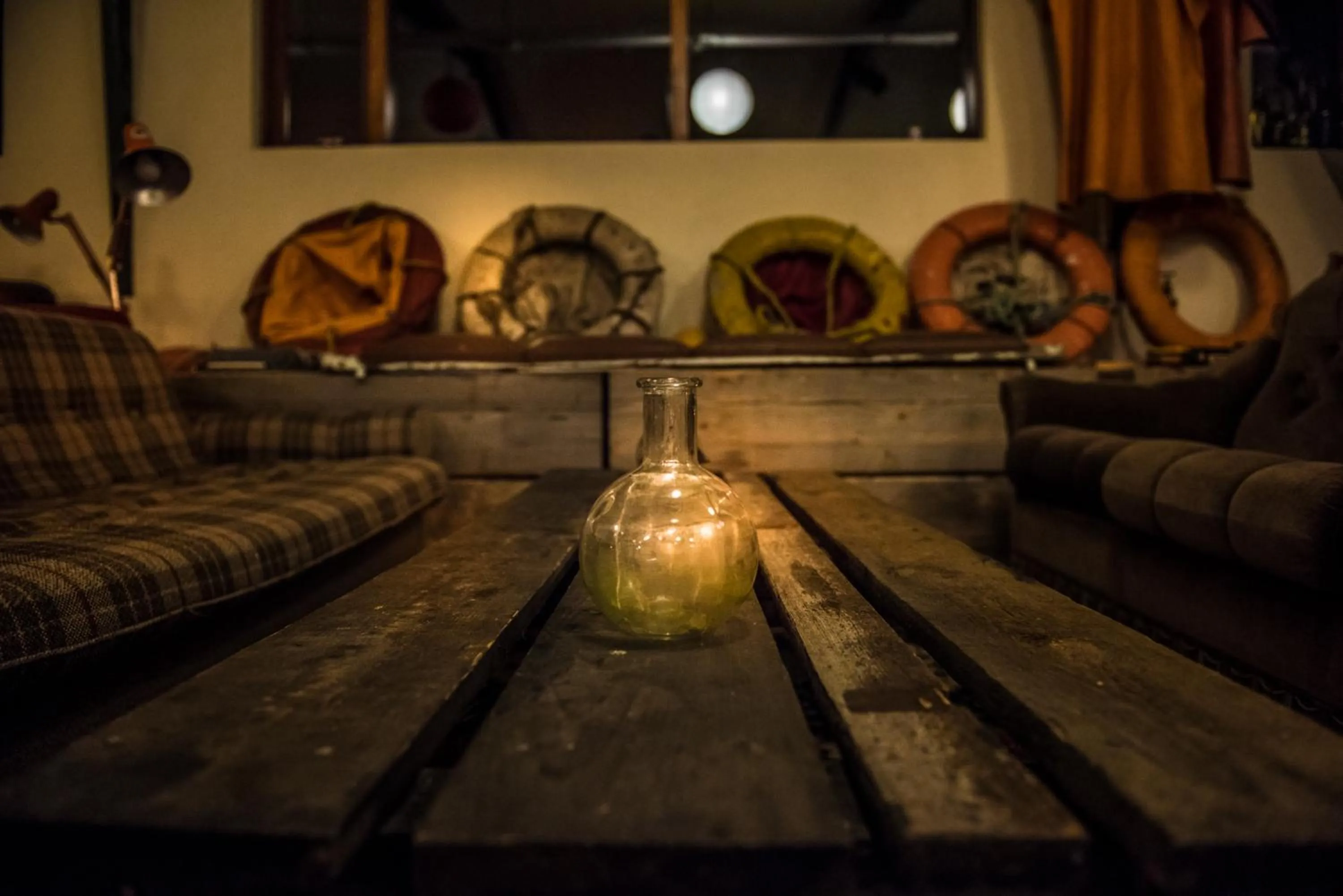 Living room in The Freezer Hostel & Culture Center