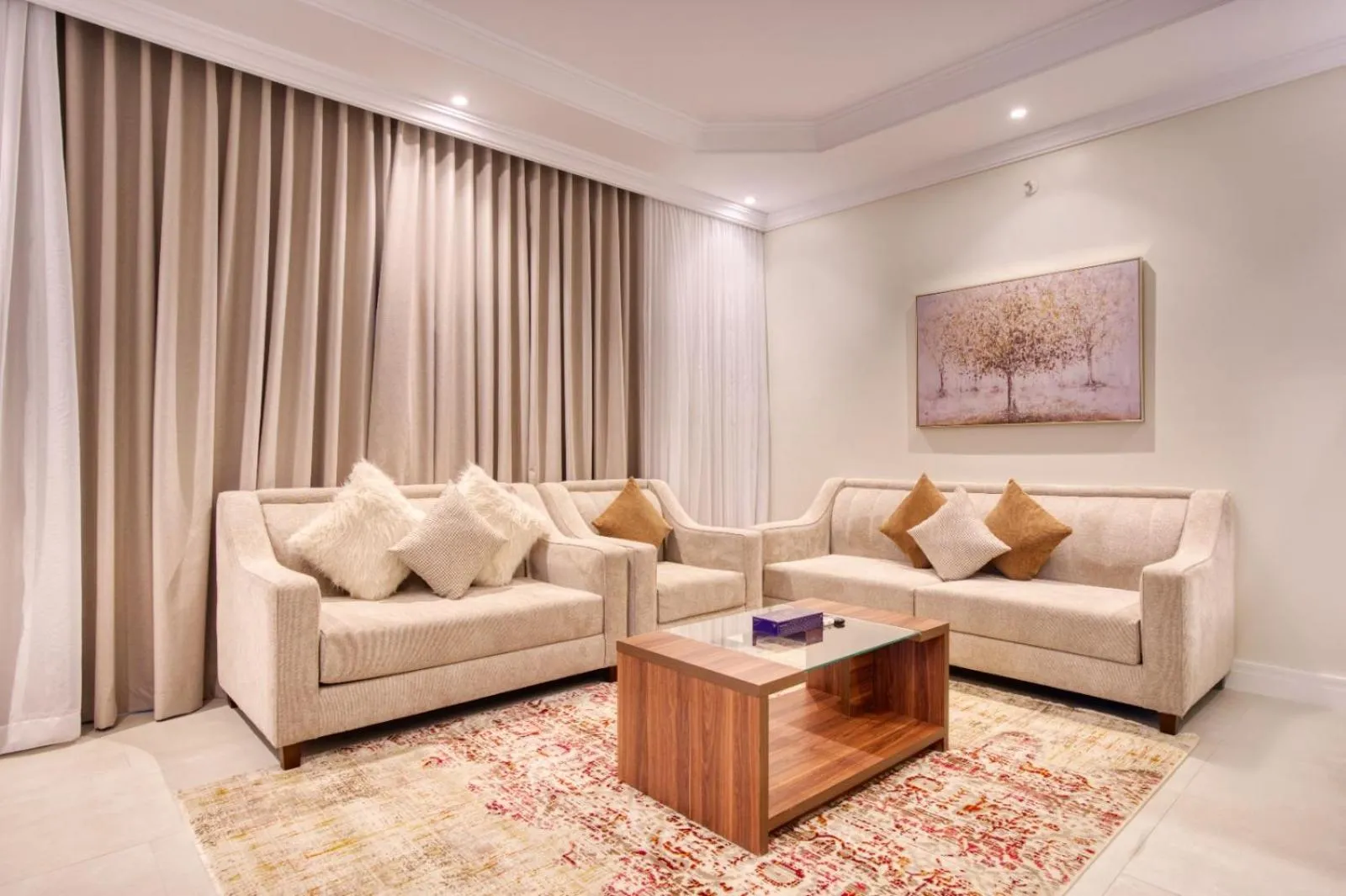 Communal lounge/ TV room in Quiet Dreams - Serviced Apartments Al-Nour Branch