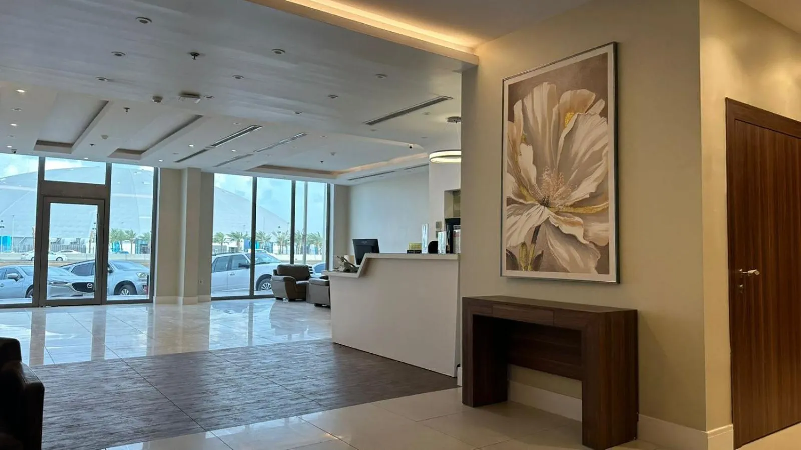 Lobby or reception in Quiet Dreams - Serviced Apartments Al-Nour Branch