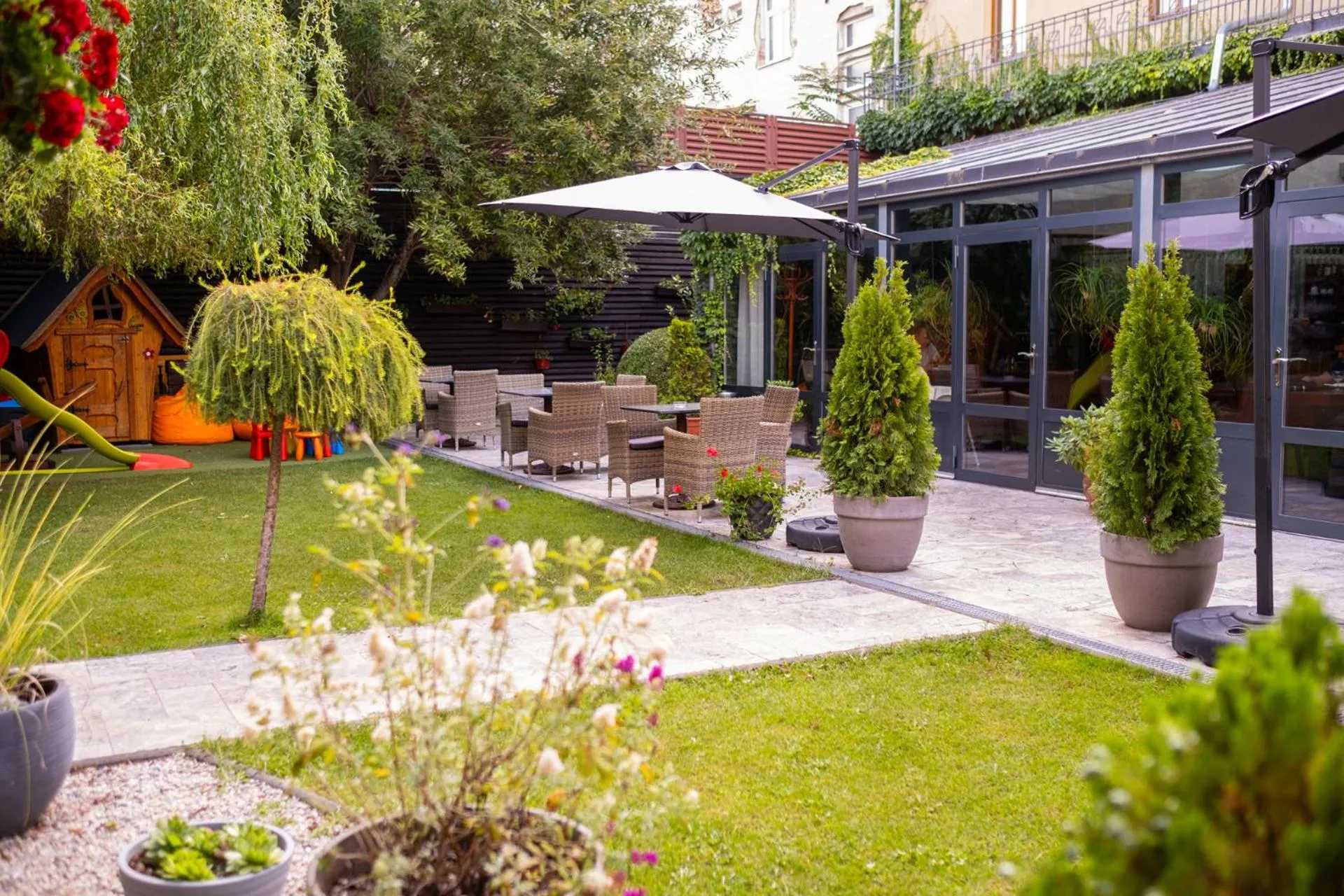Balcony/Terrace in Hotel Golden Eagle
