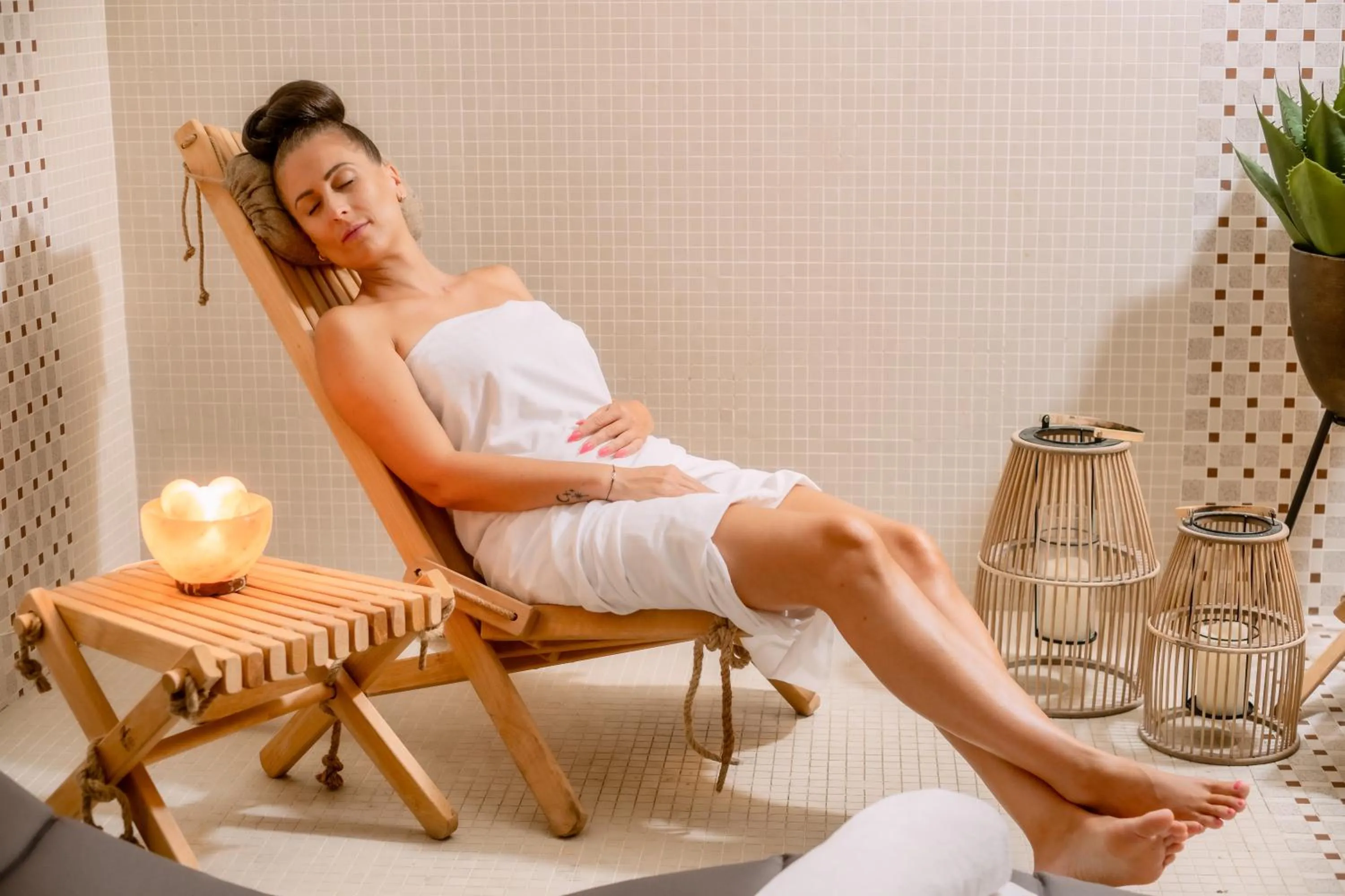 Sauna in Hotel Golden Eagle