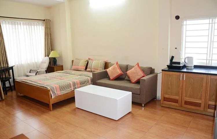 Bed in Smiley Apartment 3