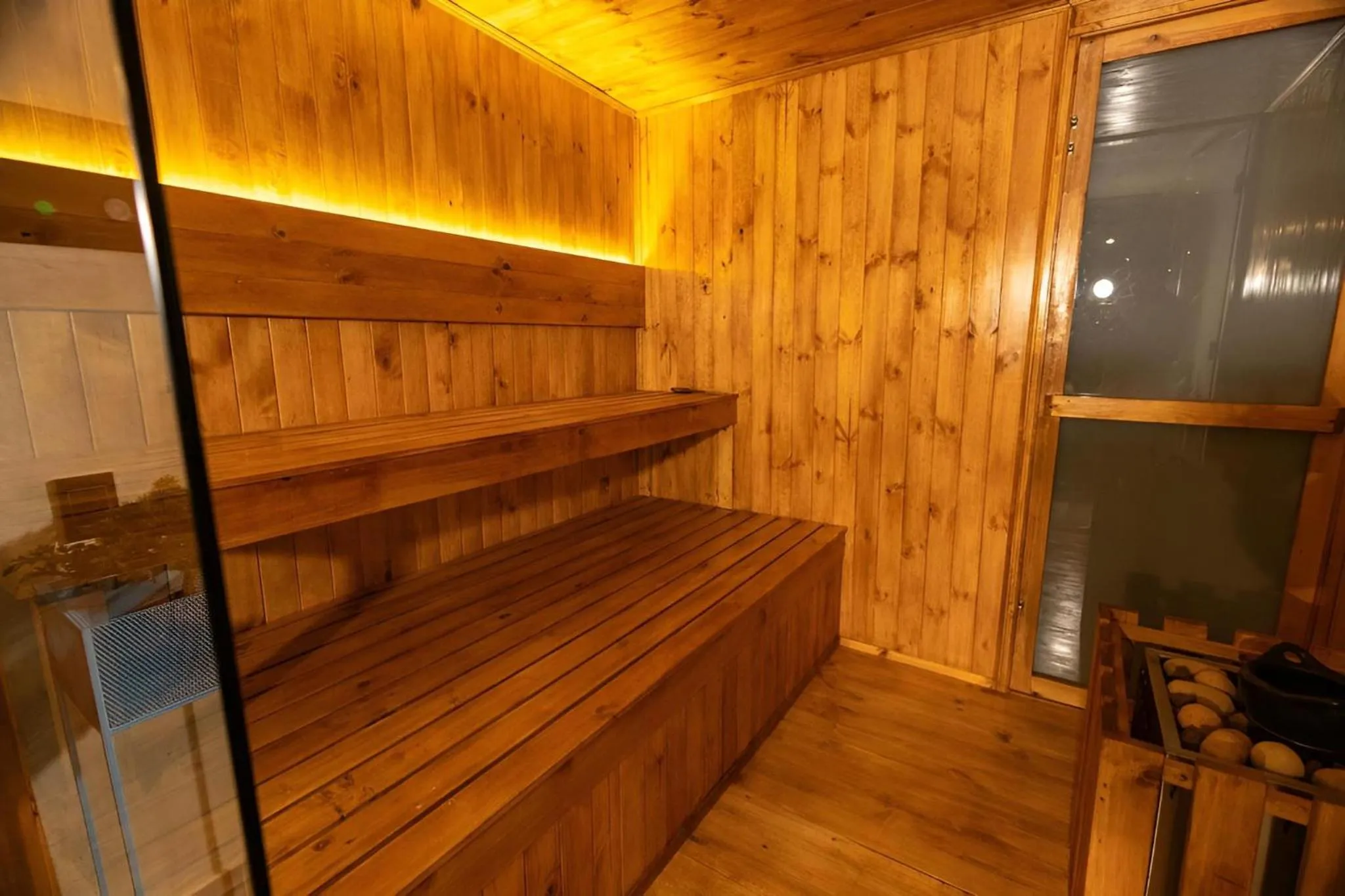 Sauna in Hostel Joy Calle 85