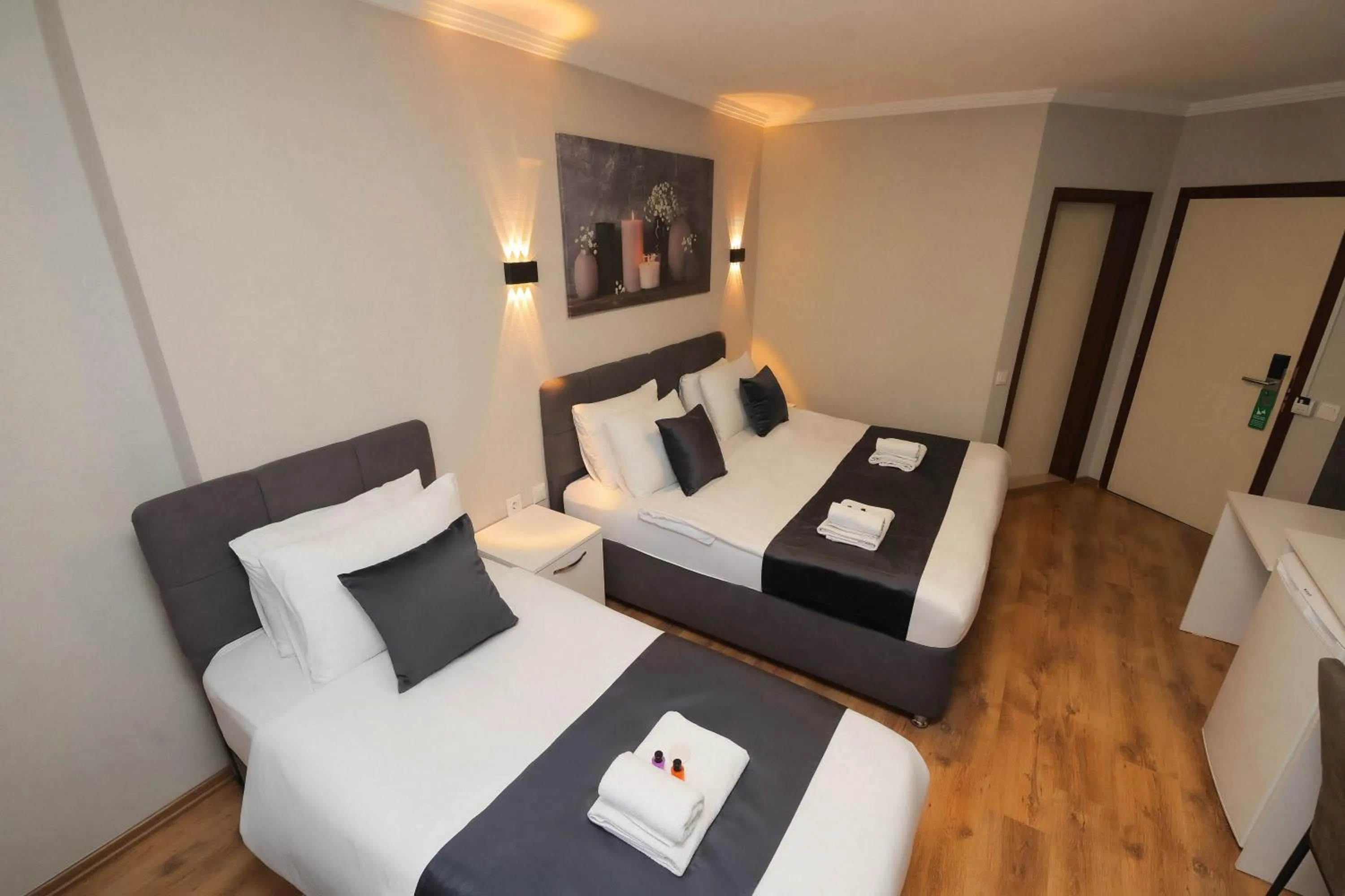 Bed in Özdemir Inn Otel