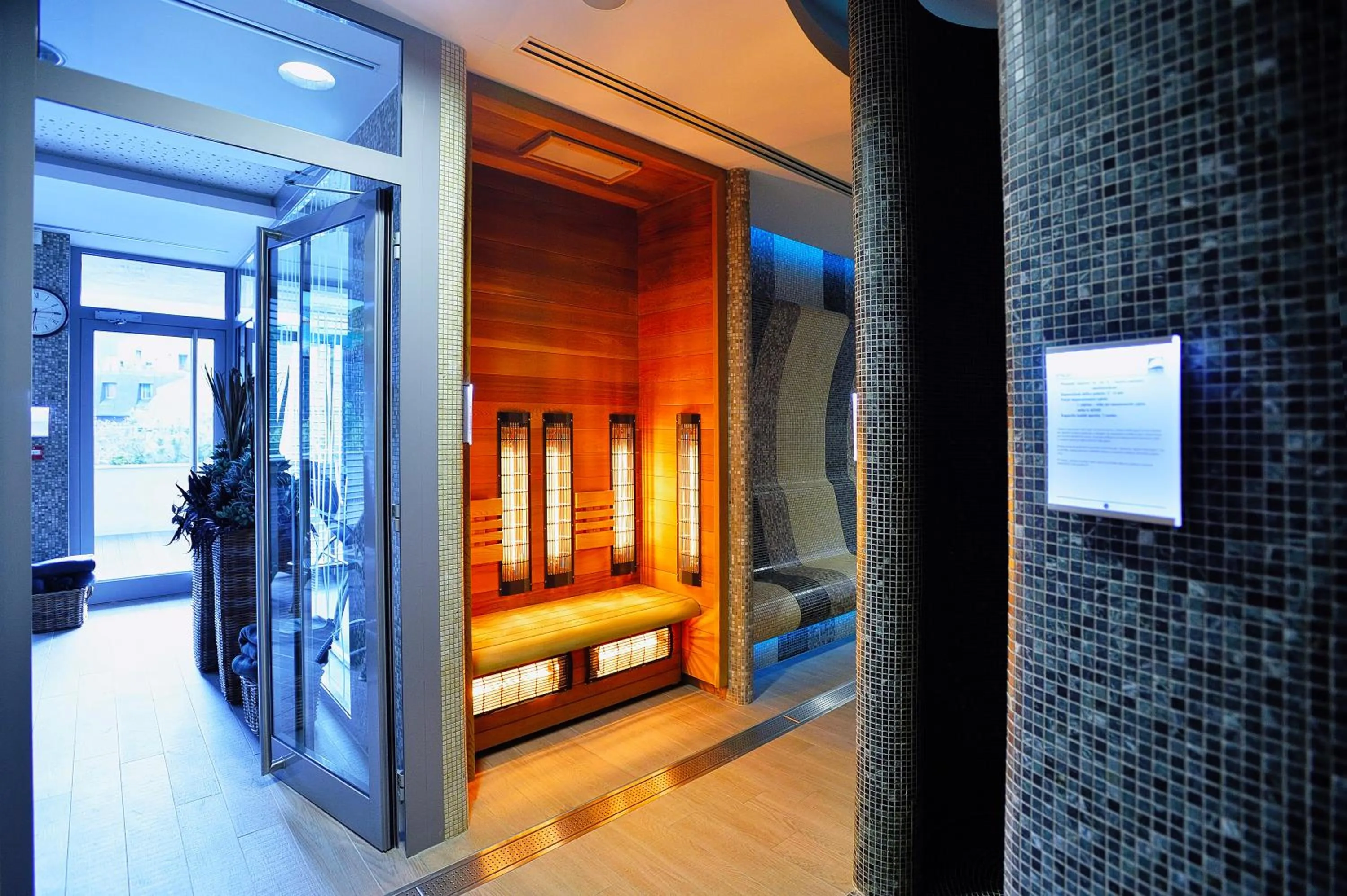 Sauna in HOTEL PECR WELL