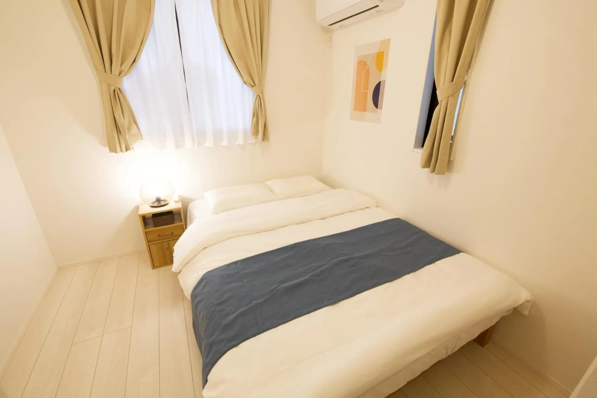 Bed in FINOA Residential Suite Kameari