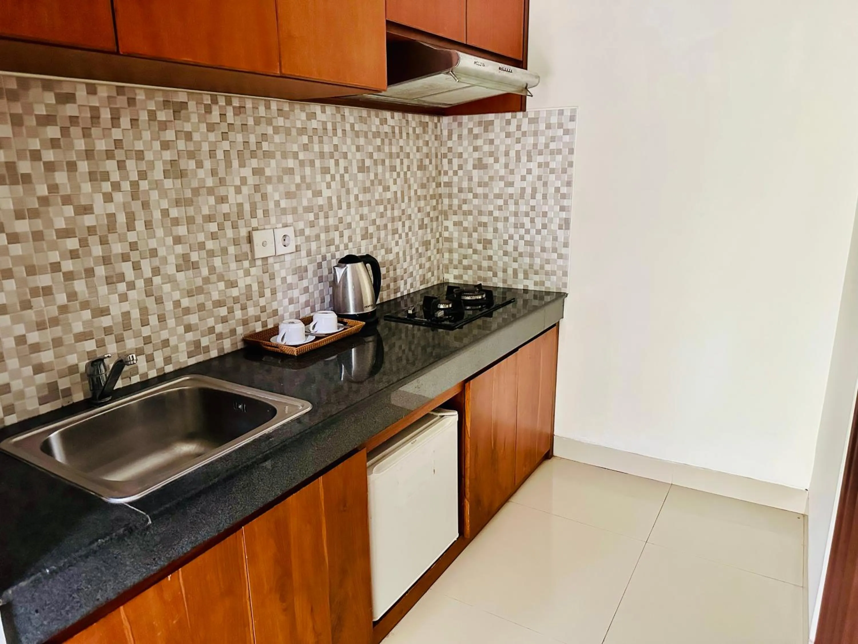 Kitchen or kitchenette in Wana Karsa The Villas Ubud