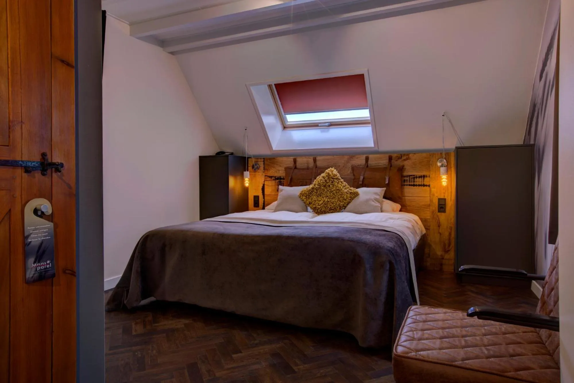 Sauna, Bed in Hotel De Maasparel Arcen