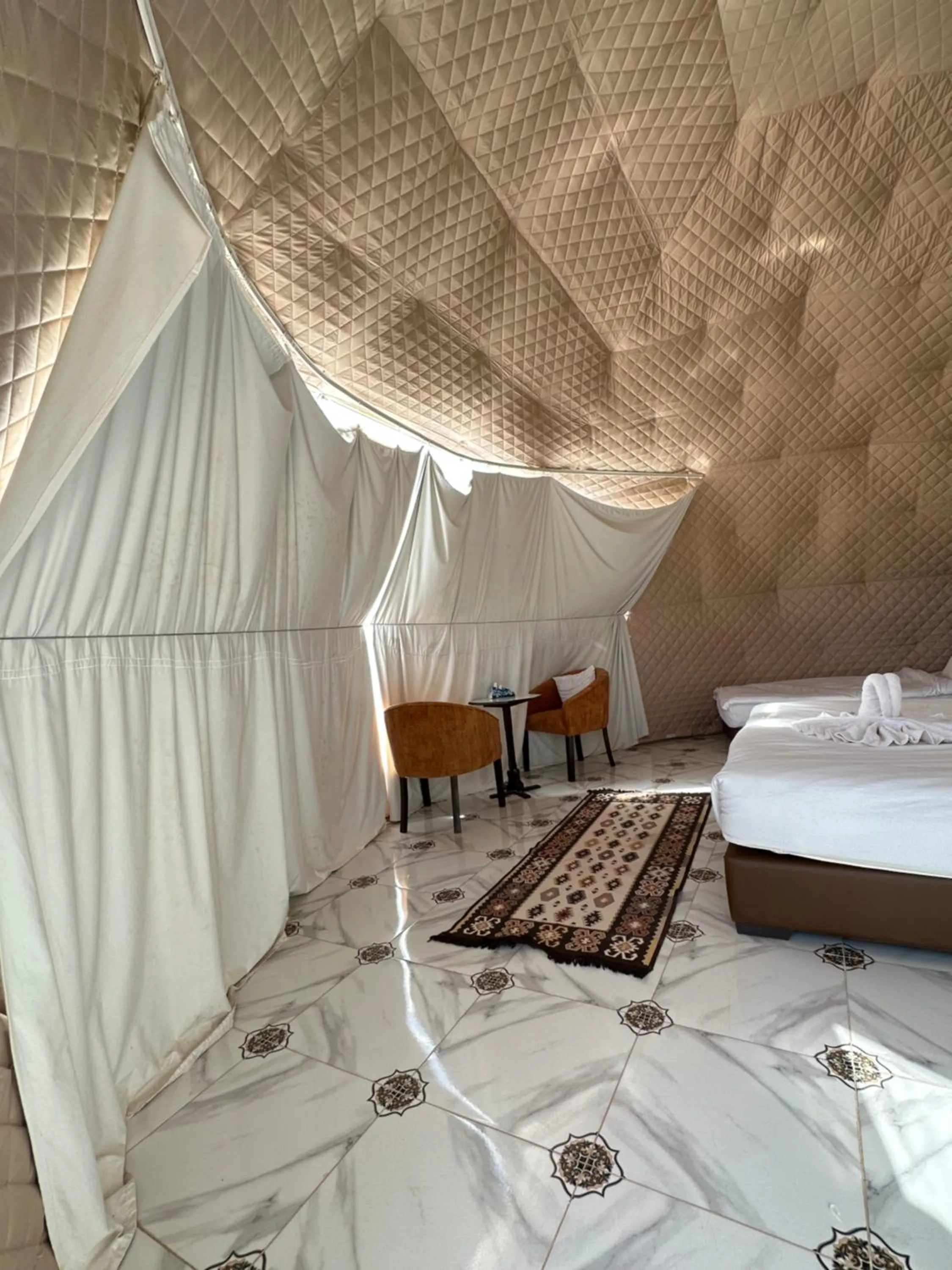 Superior King Room in Wadi rum camp