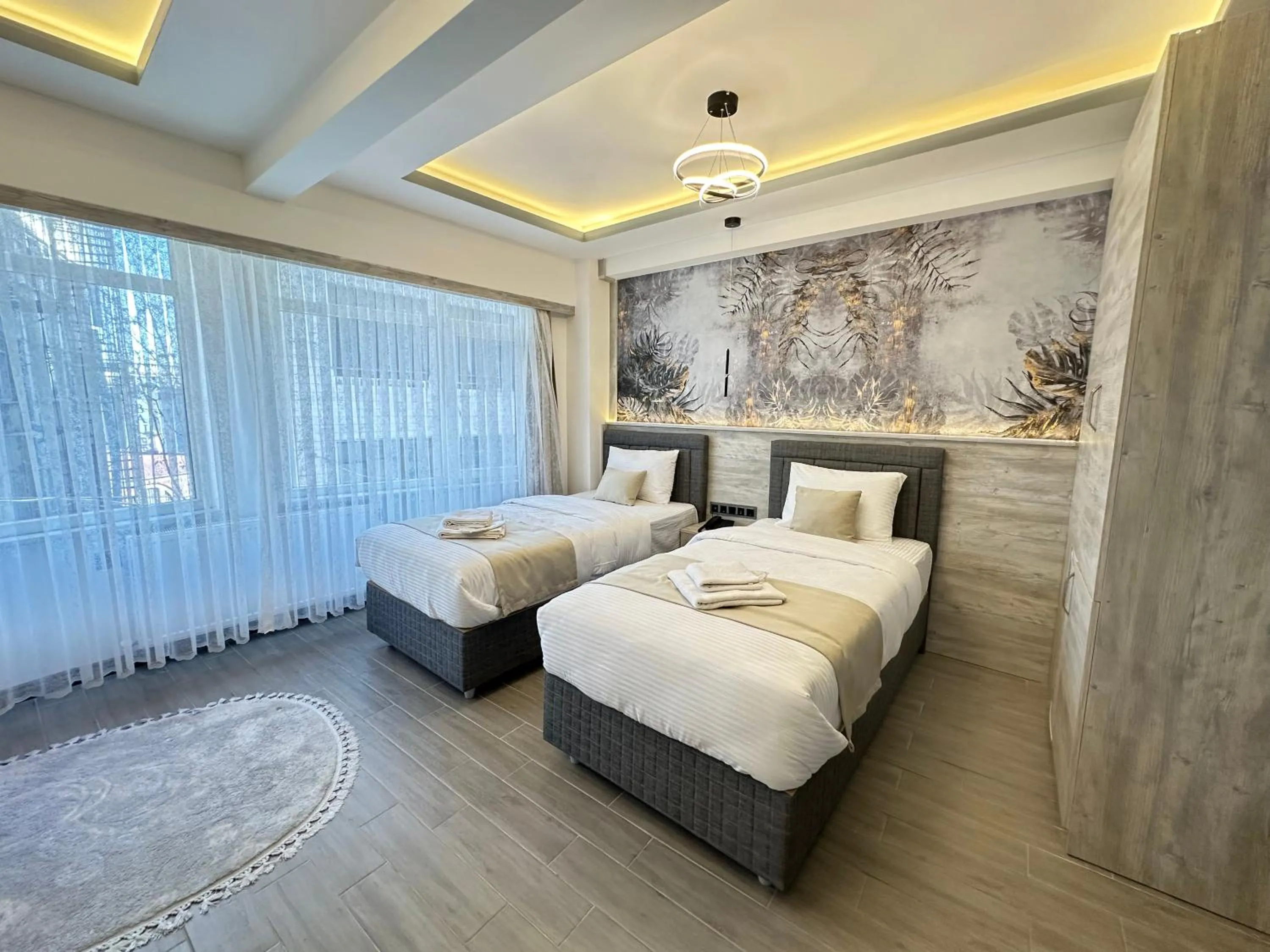 Bed in Blue Moonrise Hotel