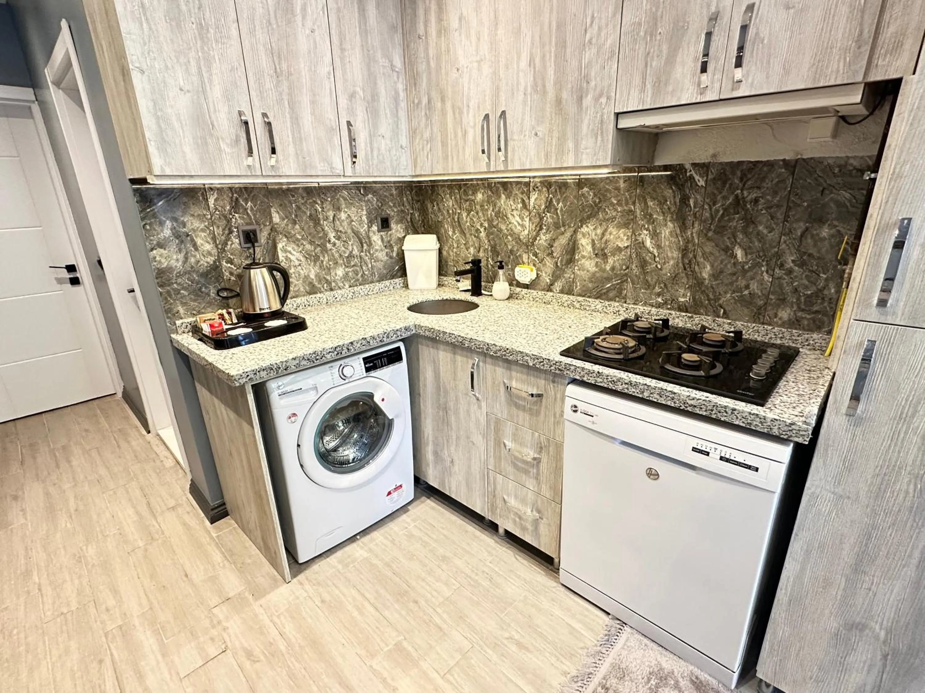 kitchen in Blue Moonrise Hotel