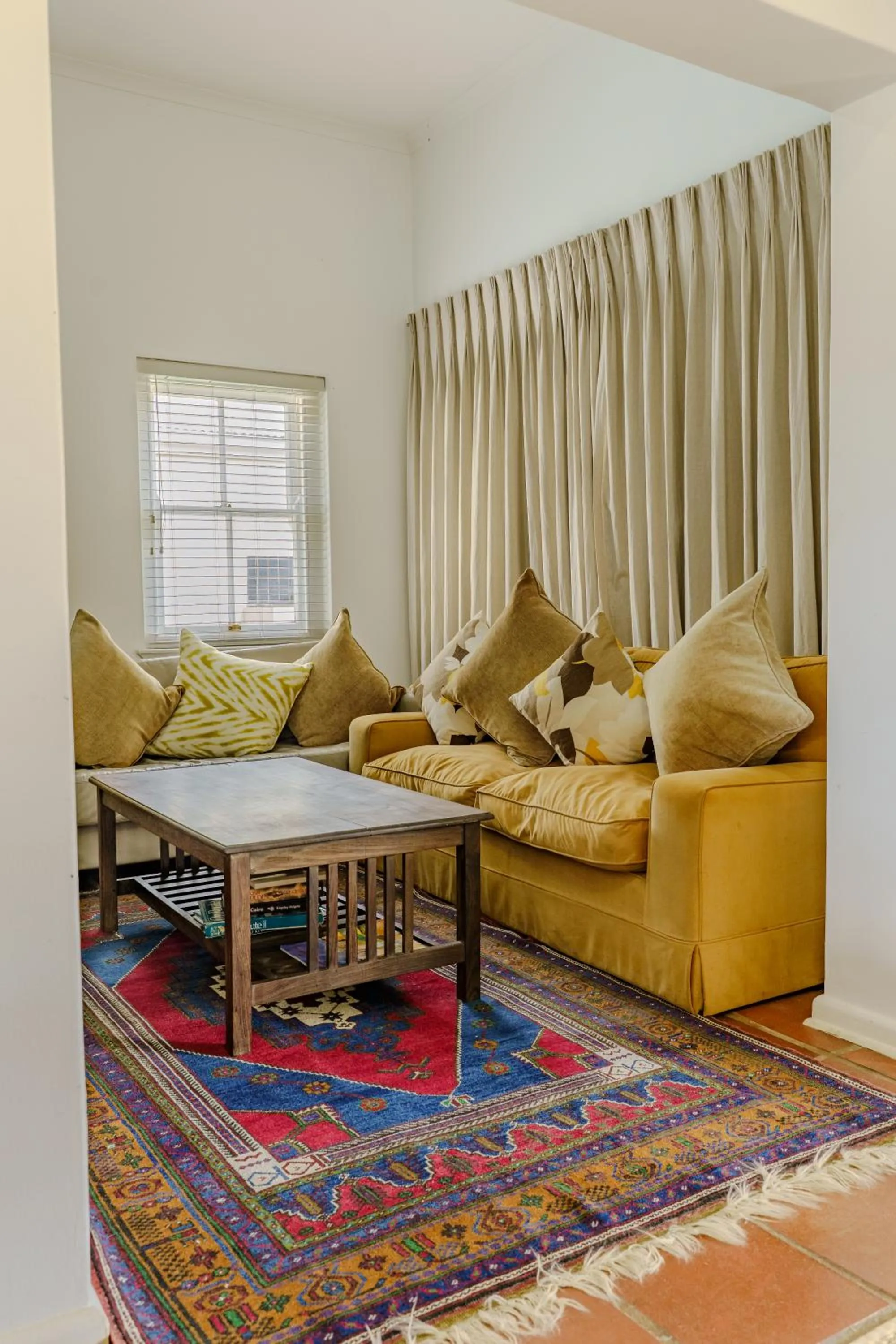 Seating area in RiverBend Lodge