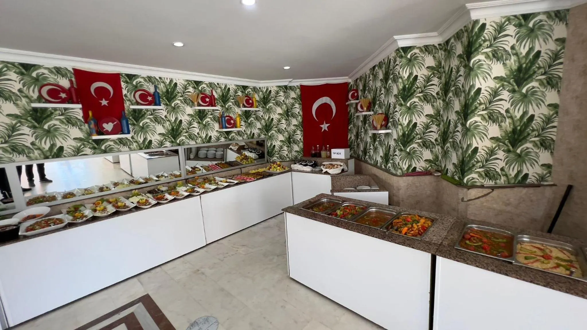 Kitchen or kitchenette in KLEOPATRA SUNLIGHT HOTEL