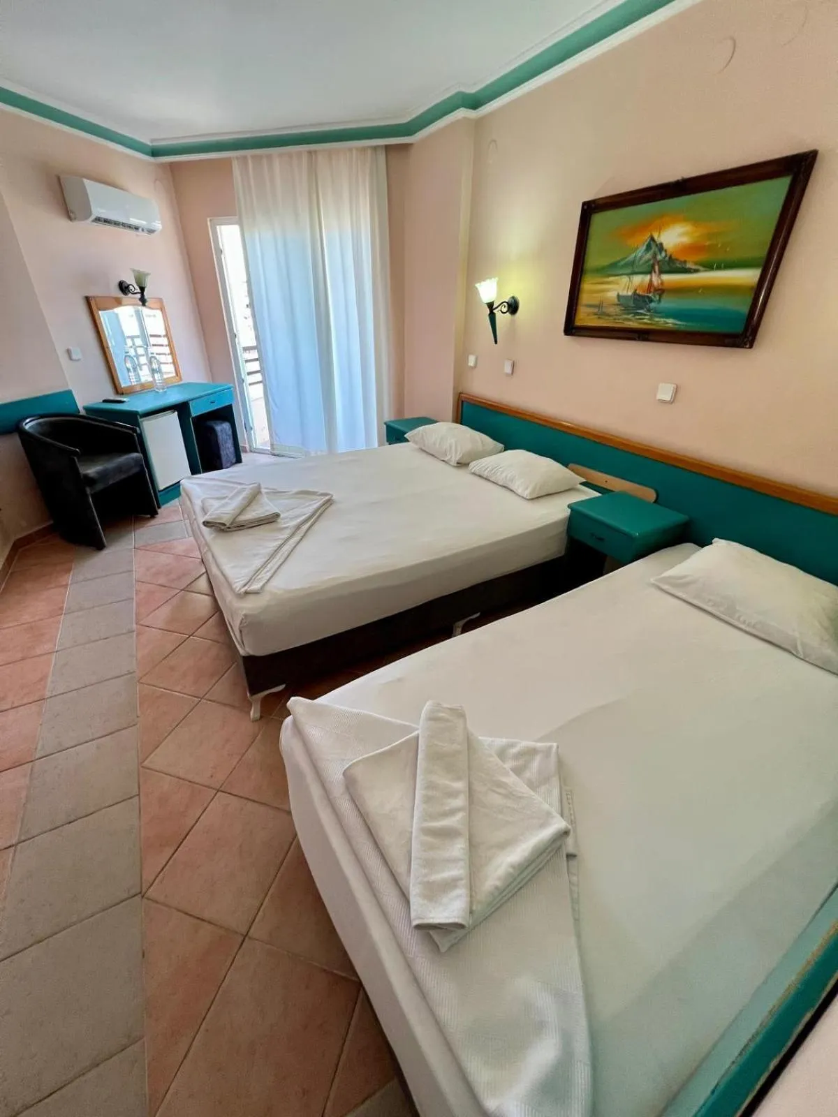 Bed in KLEOPATRA SUNLIGHT HOTEL