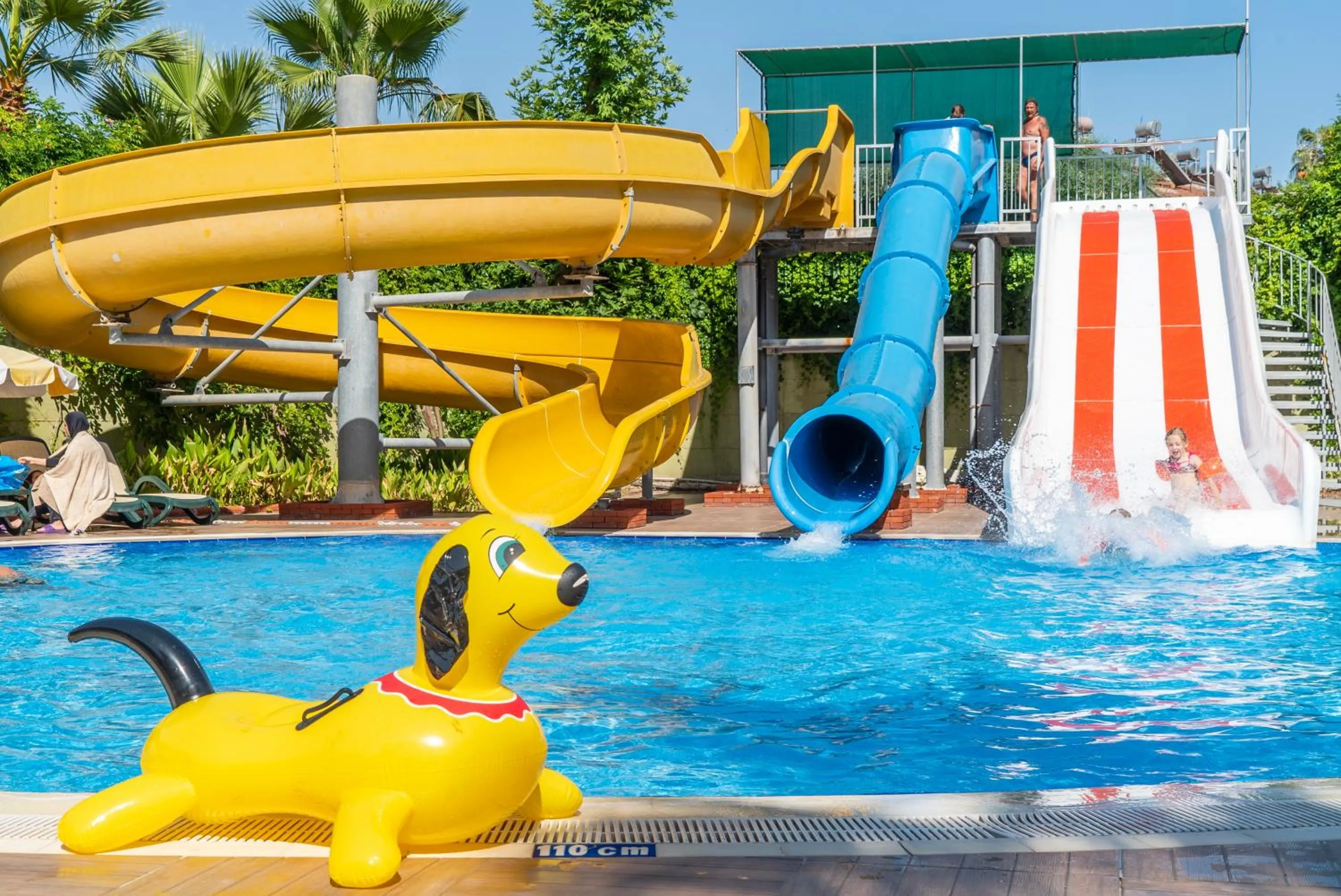 Aqua park in Gardenia Beach Hotel