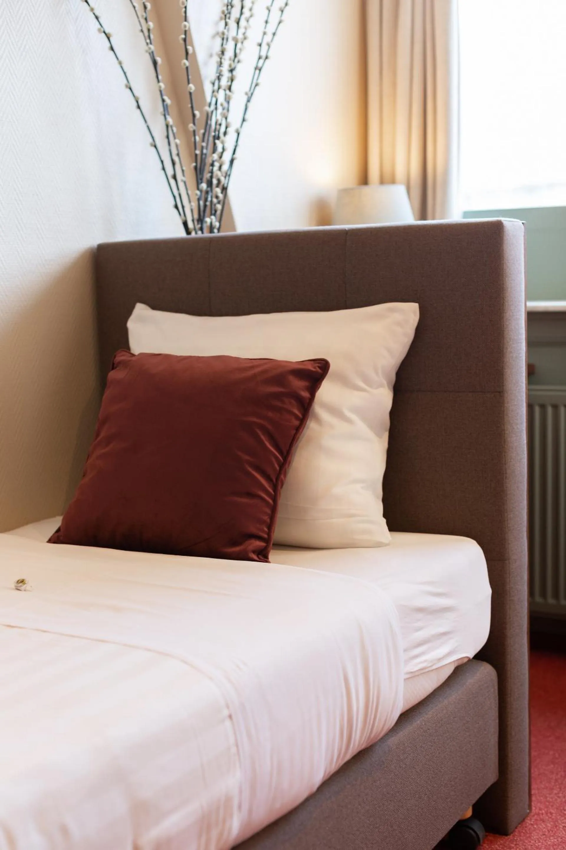 Decorative detail, Bed in Strandhotel Scheveningen