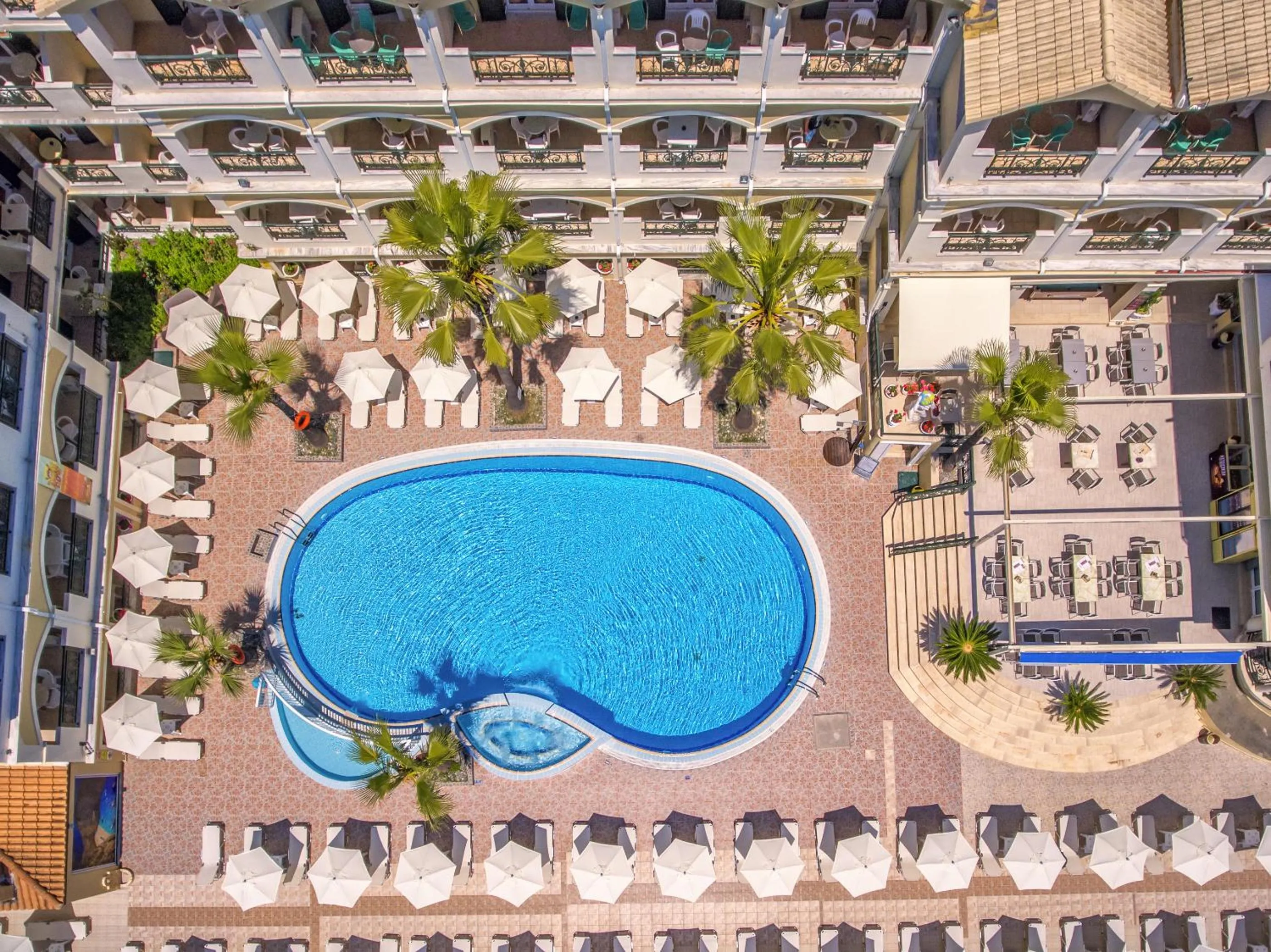 Bird's eye view in Zante Atlantis Hotel