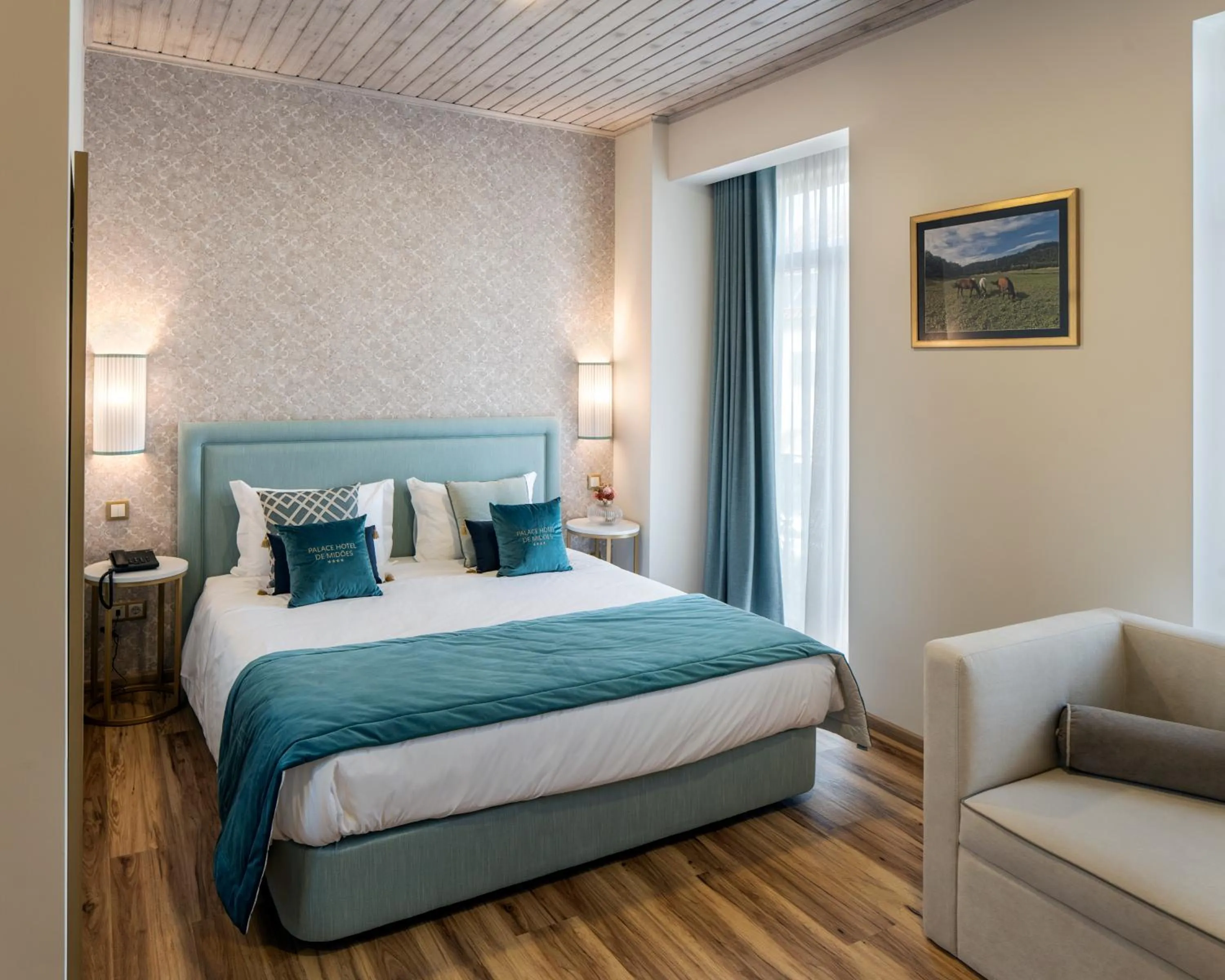 Bed in Palace Hotel de Midões