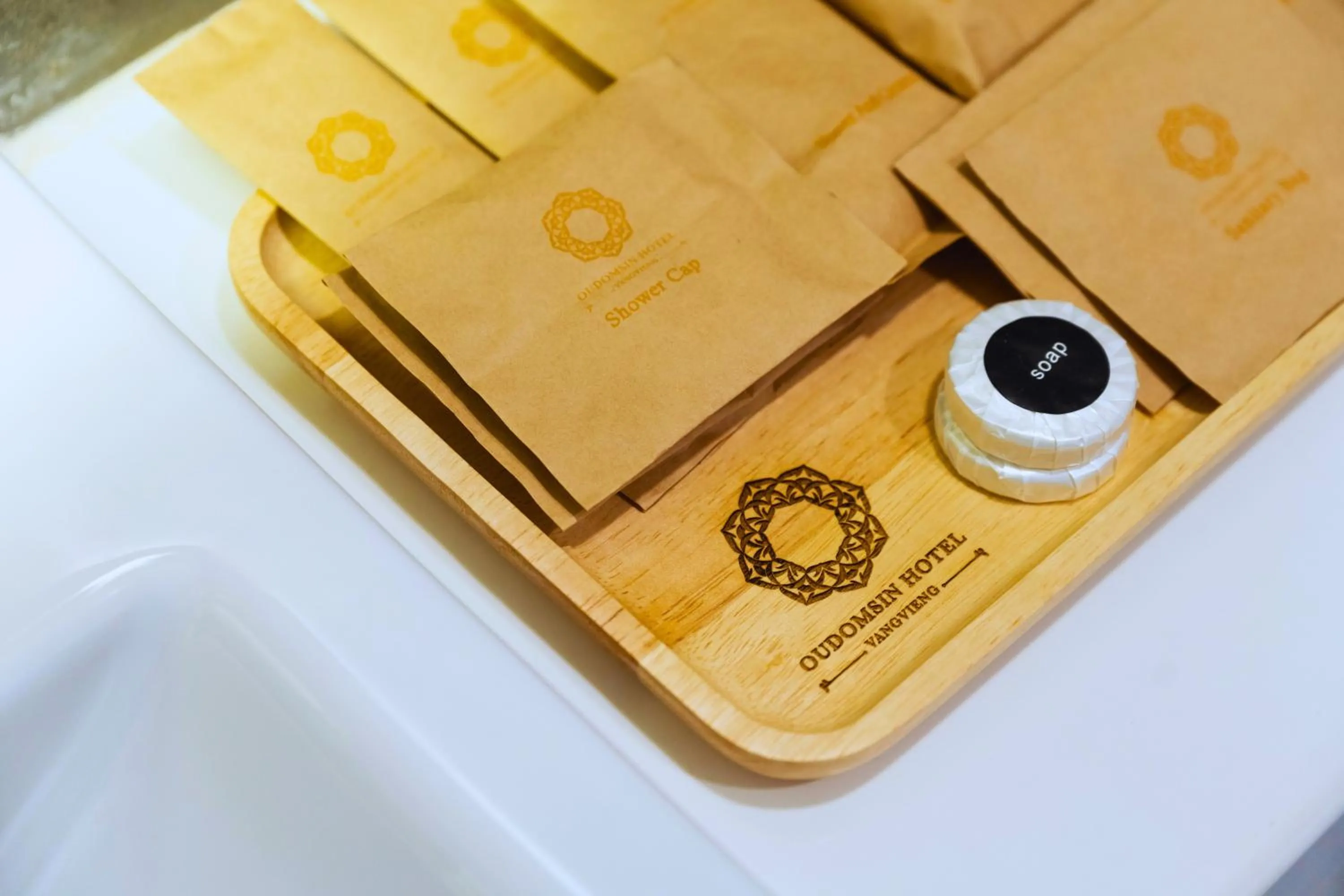 Bathroom in Oudomsin VangVieng Hotel