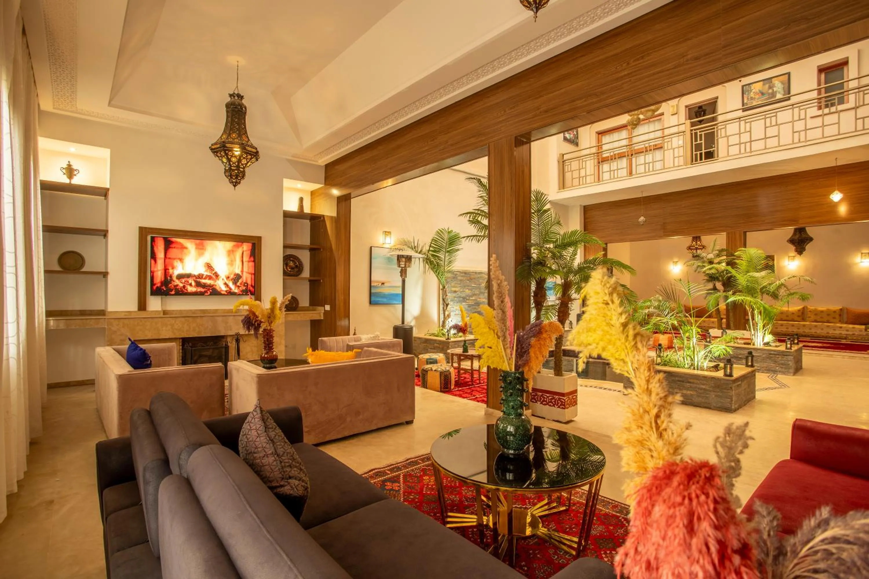 Living room in Riad Kenza