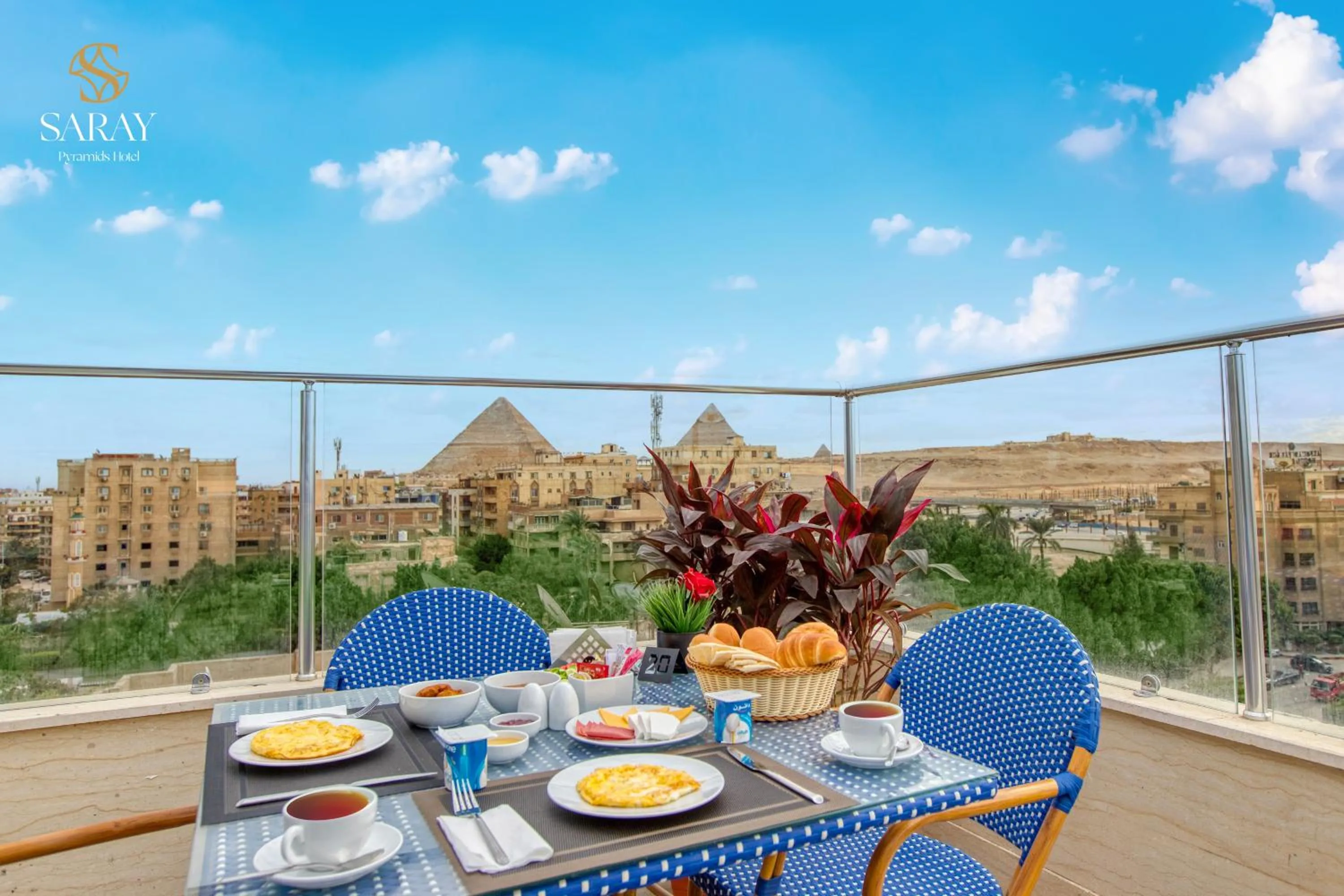 Patio in Saray Pyramids & Museum View Hotel