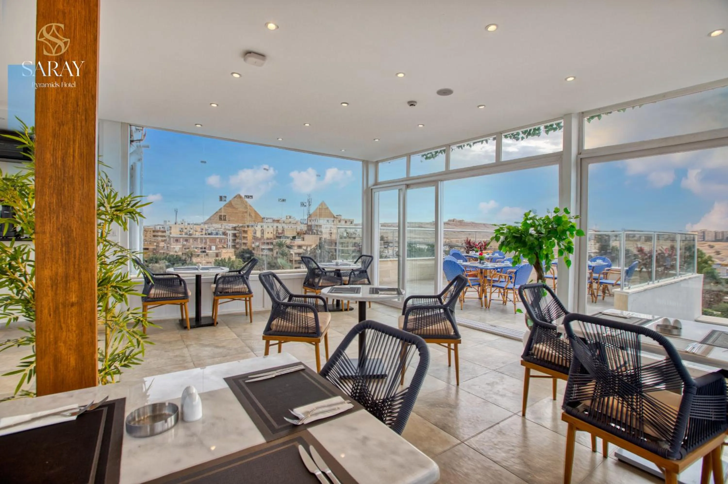 Patio in Saray Pyramids & Museum View Hotel