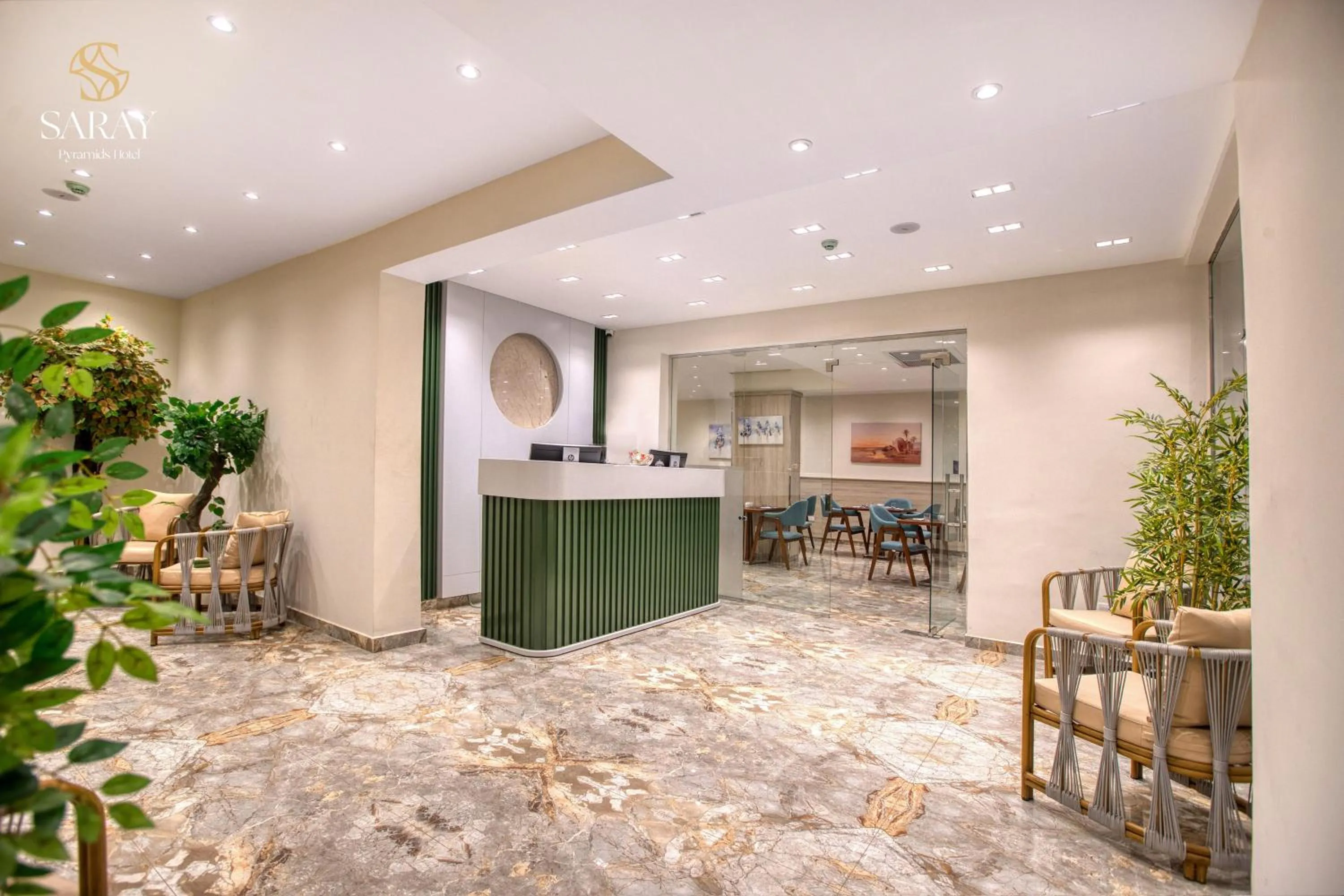 Kitchen or kitchenette in Saray Pyramids & Museum View Hotel