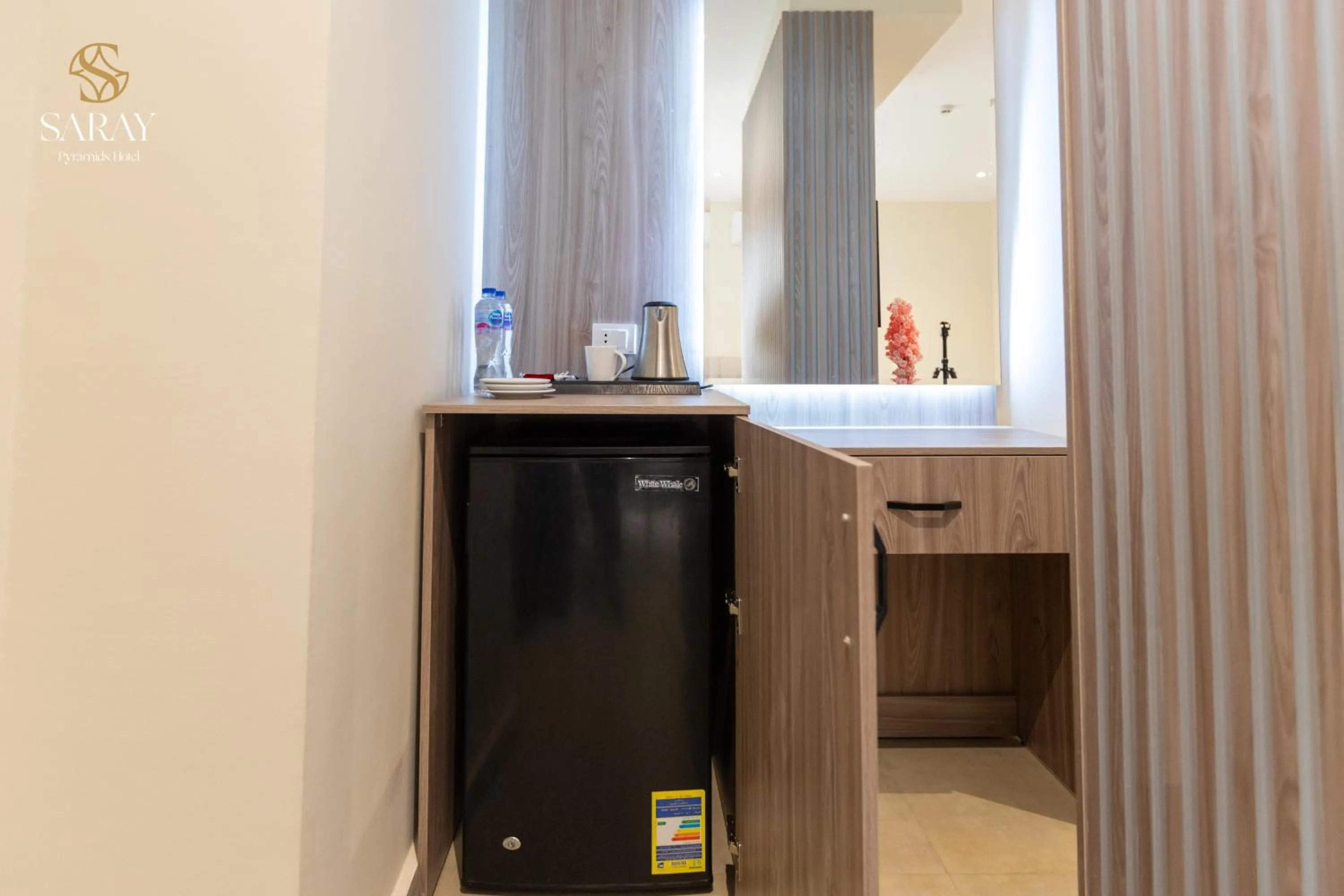 Kitchen or kitchenette in Saray Pyramids & Museum View Hotel