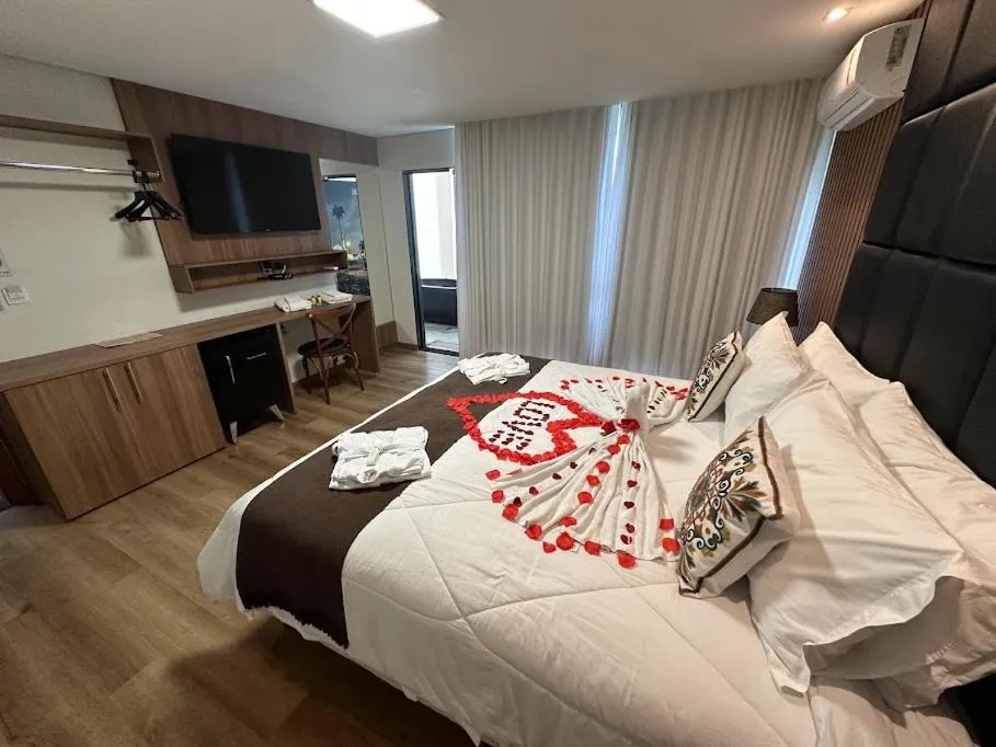 Bed in Pousada Circuito dos Inconfidentes