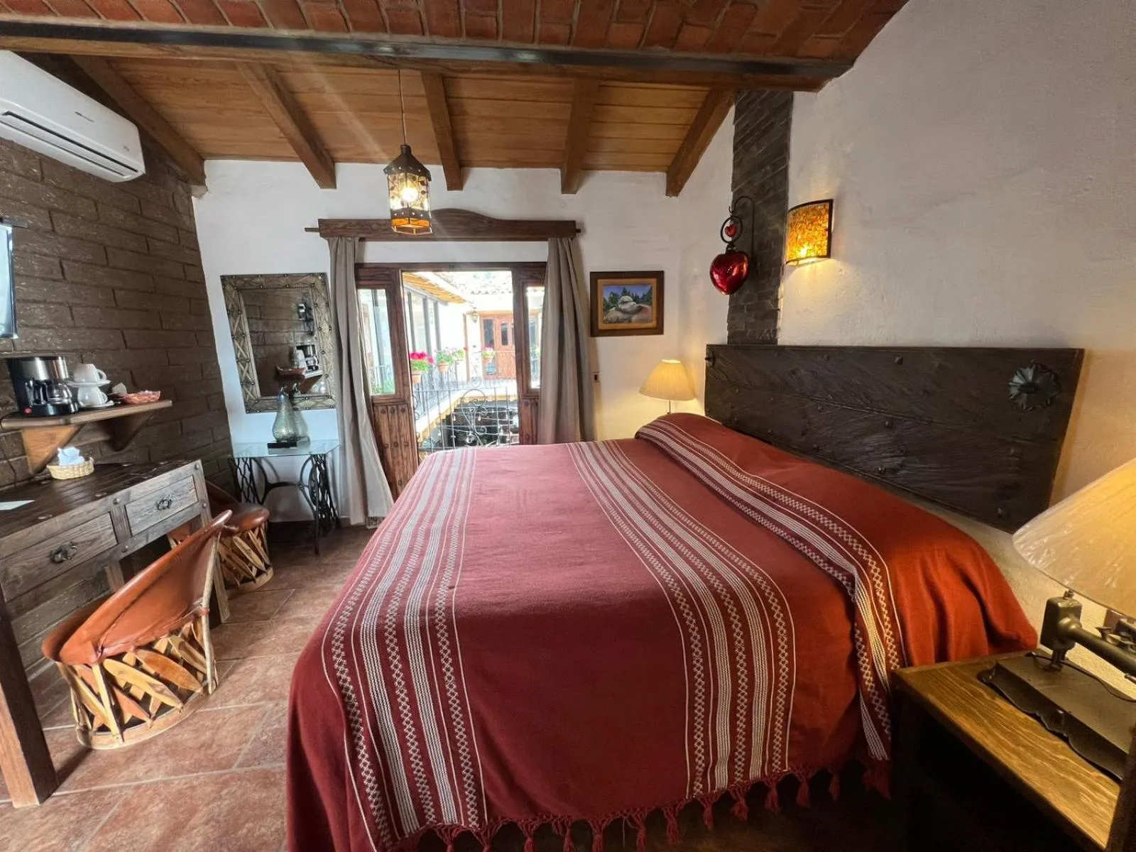 Bedroom, Bed in Hotel Mi Pueblito Tapalpa