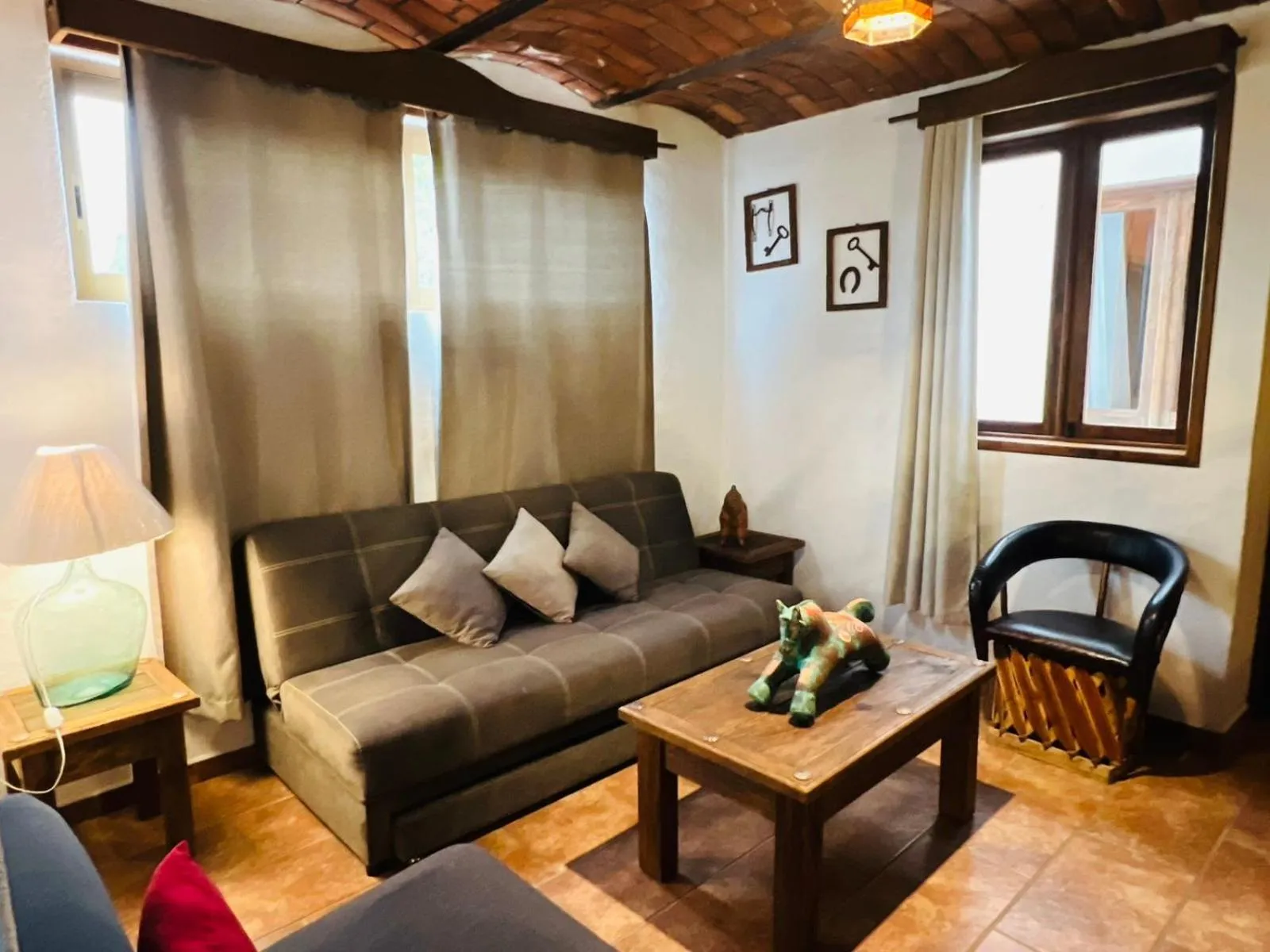 Living room in Hotel Mi Pueblito Tapalpa