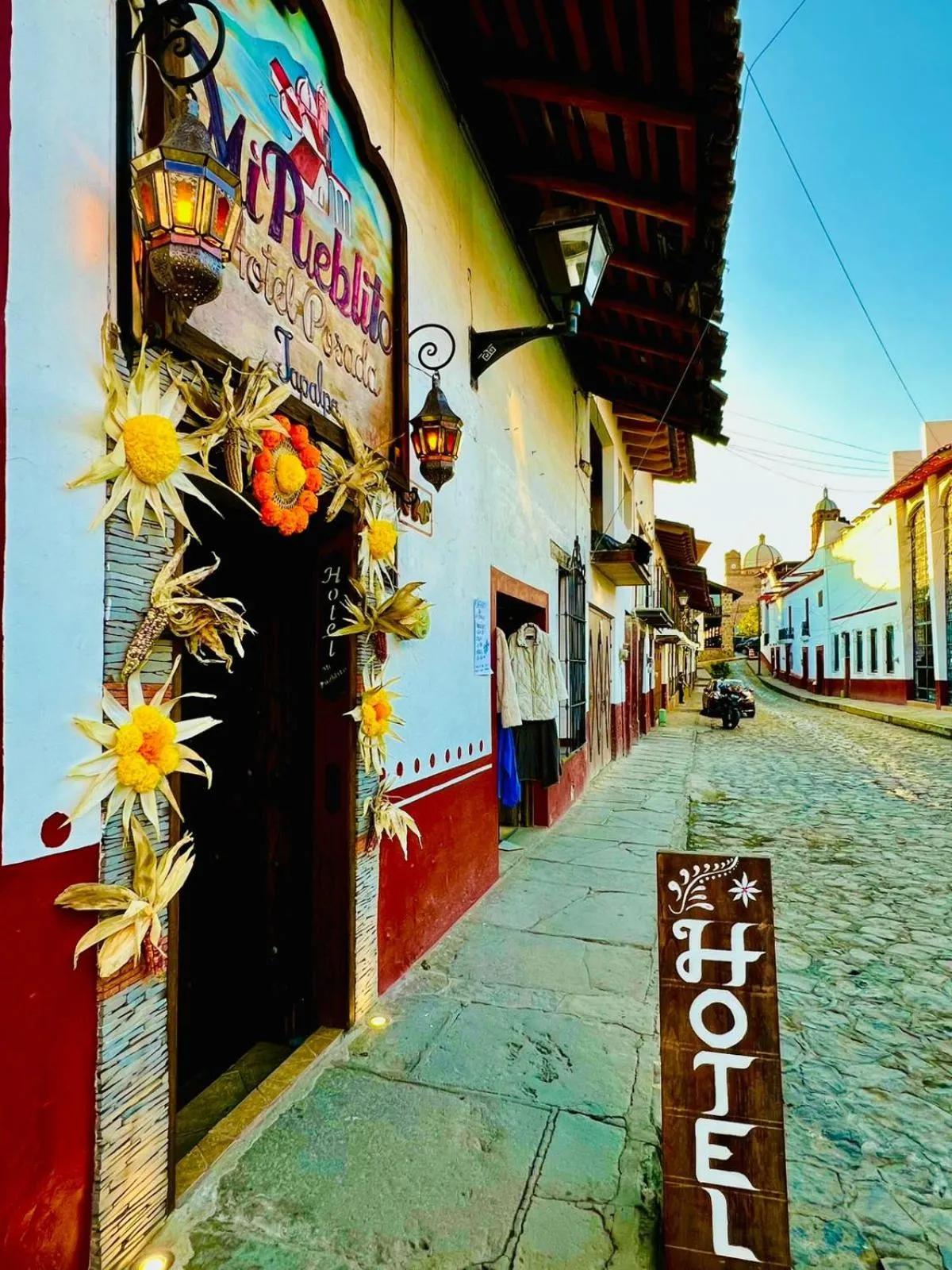 Facade/entrance in Hotel Mi Pueblito Tapalpa