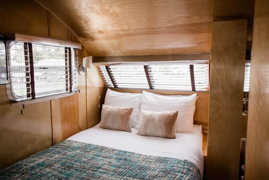Bed in The Vintages Trailer Resort