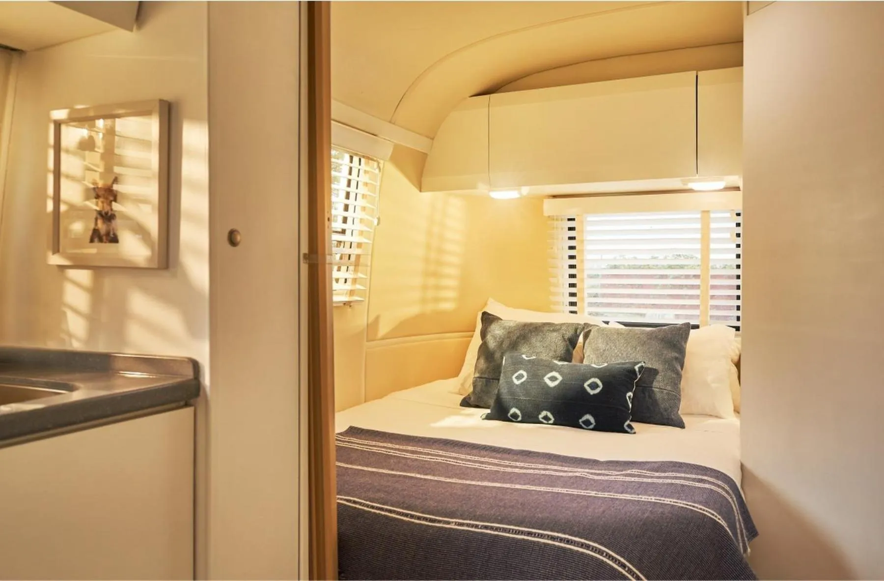 Bed in The Vintages Trailer Resort