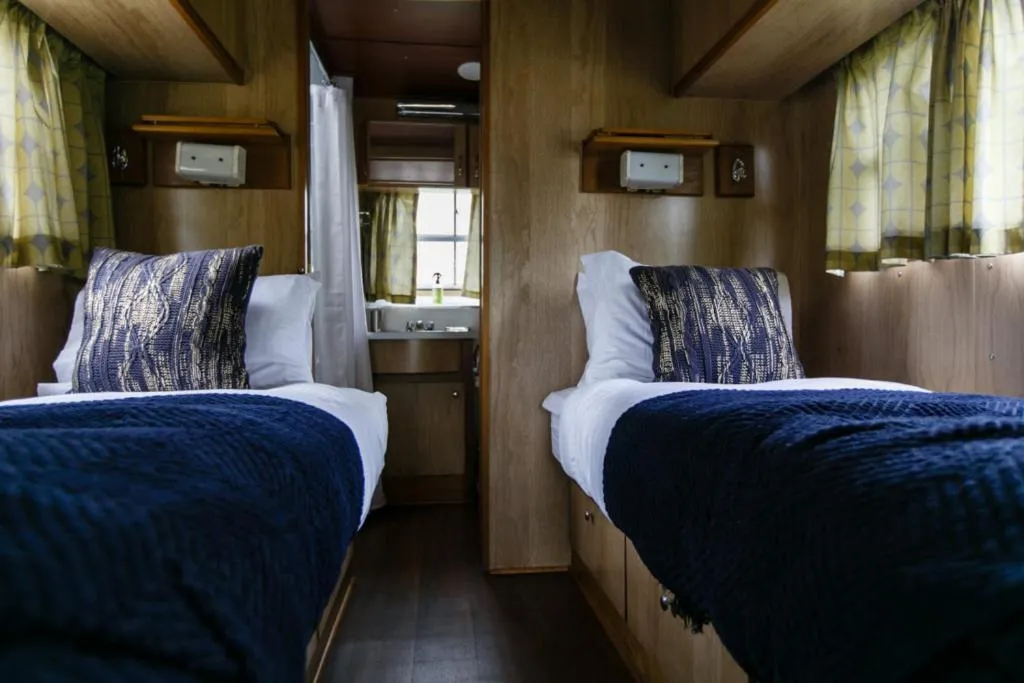 Bed in The Vintages Trailer Resort