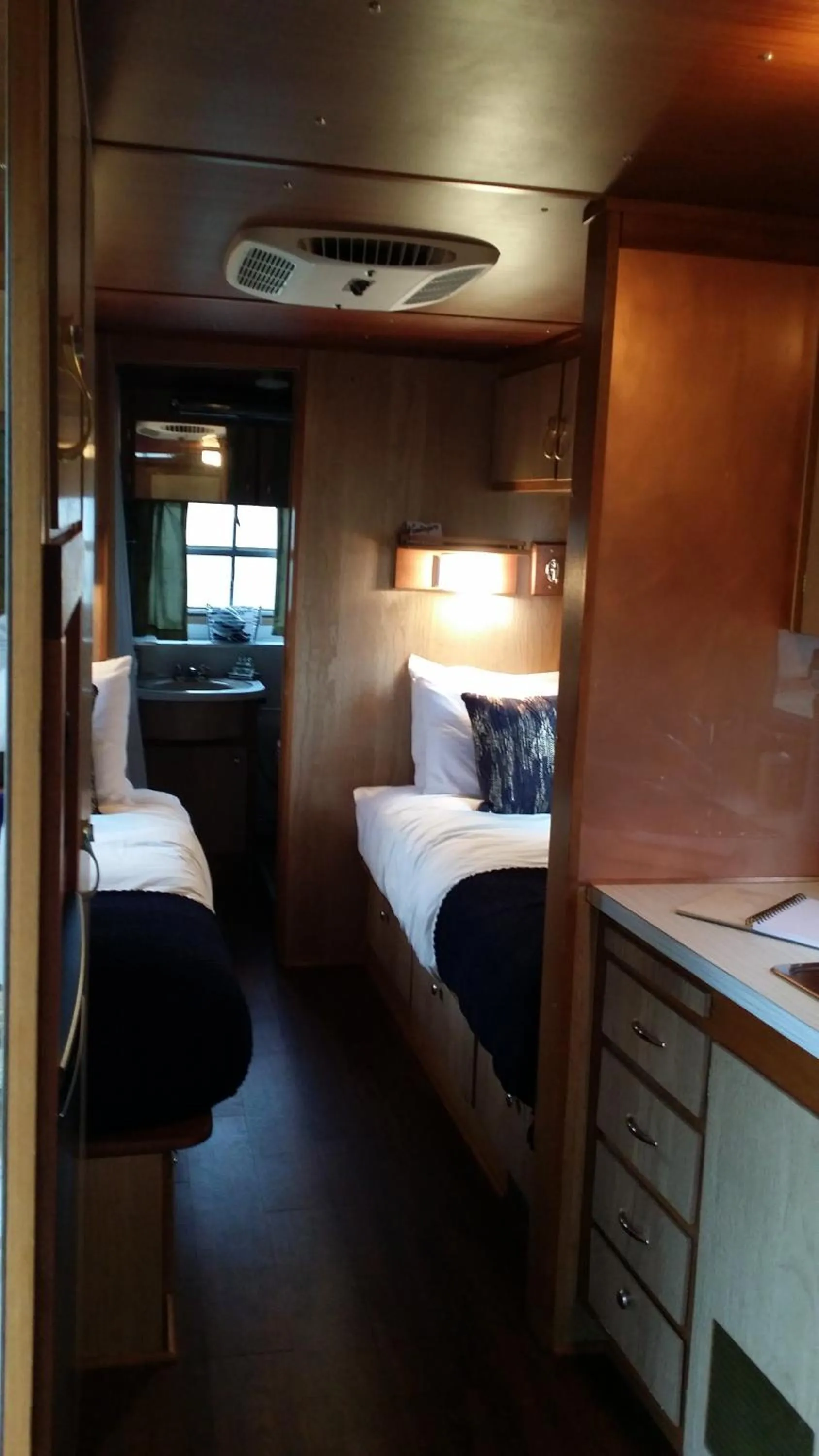 Decorative detail, Bed in The Vintages Trailer Resort